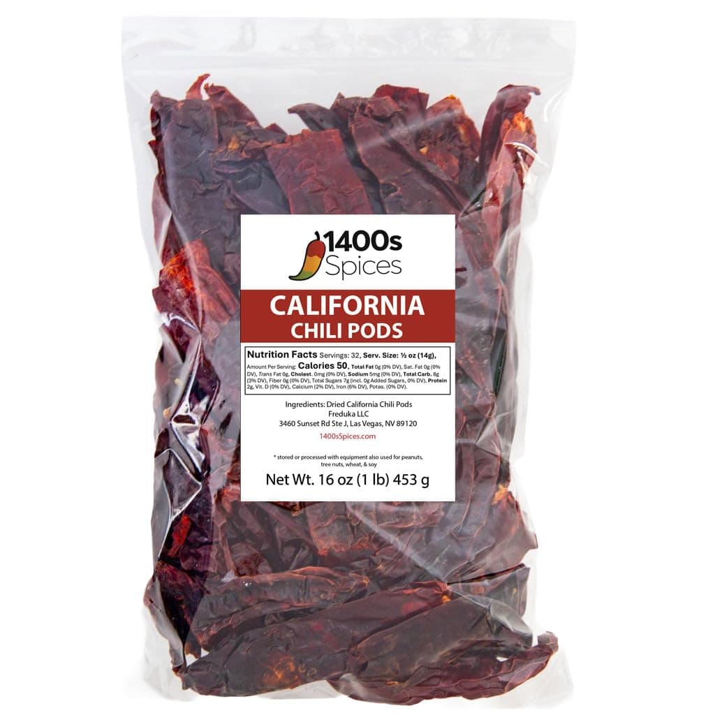 1lb California Dried Whole Chilies