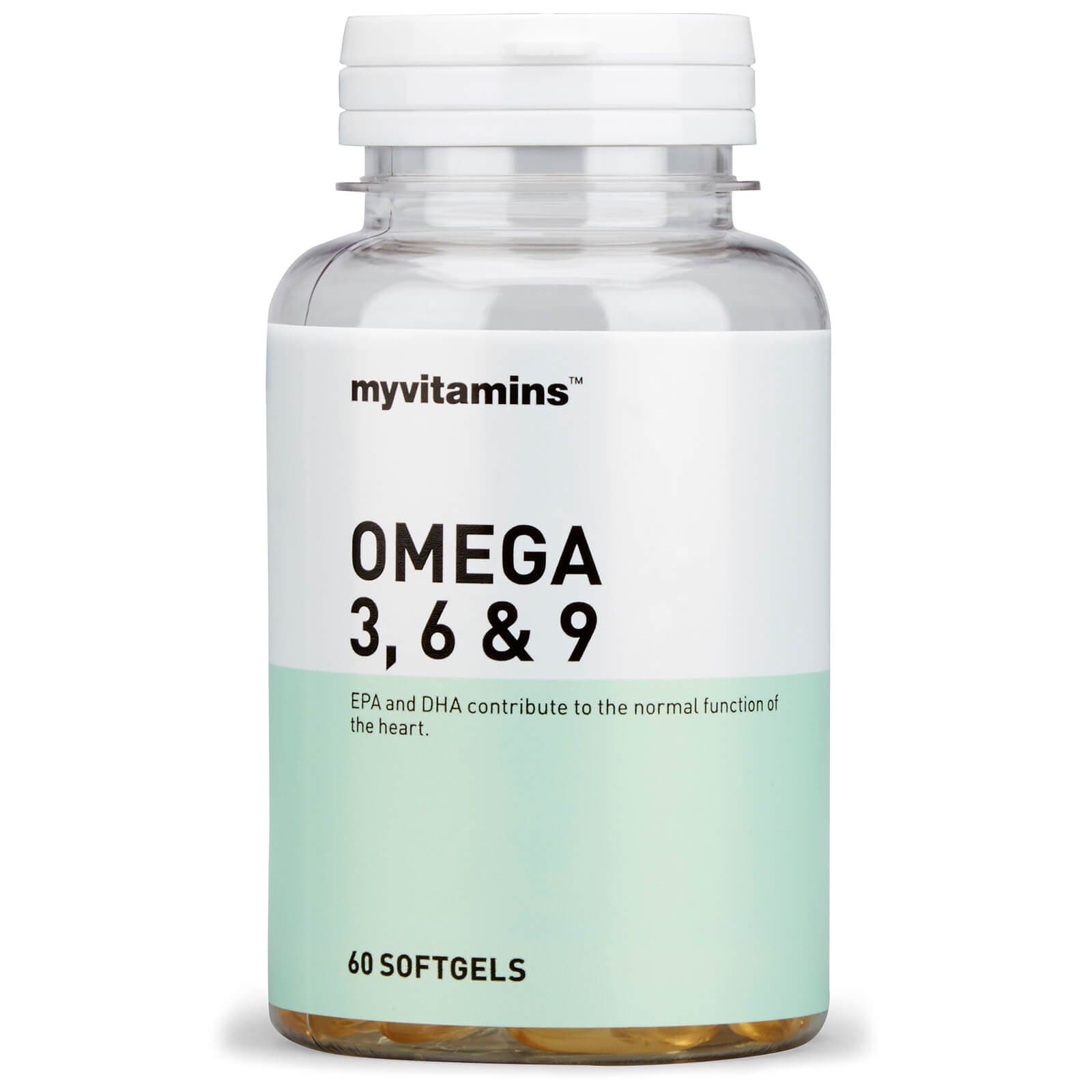 Myvitamins Omega 3, 6 & 9, 60 Soft Gels