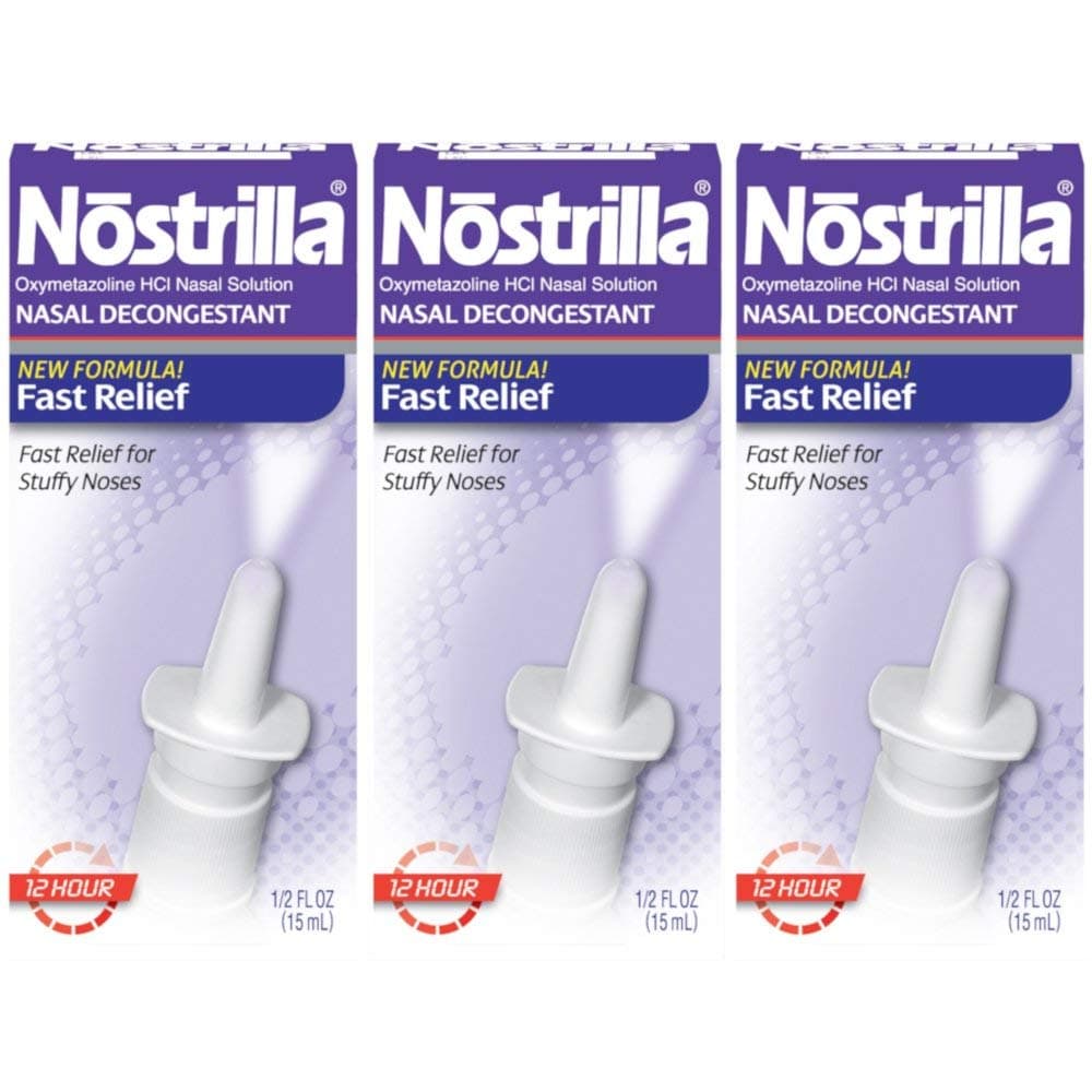 Nasal Decongestant Original Fast Relief 0.50 oz (Pack of 3)