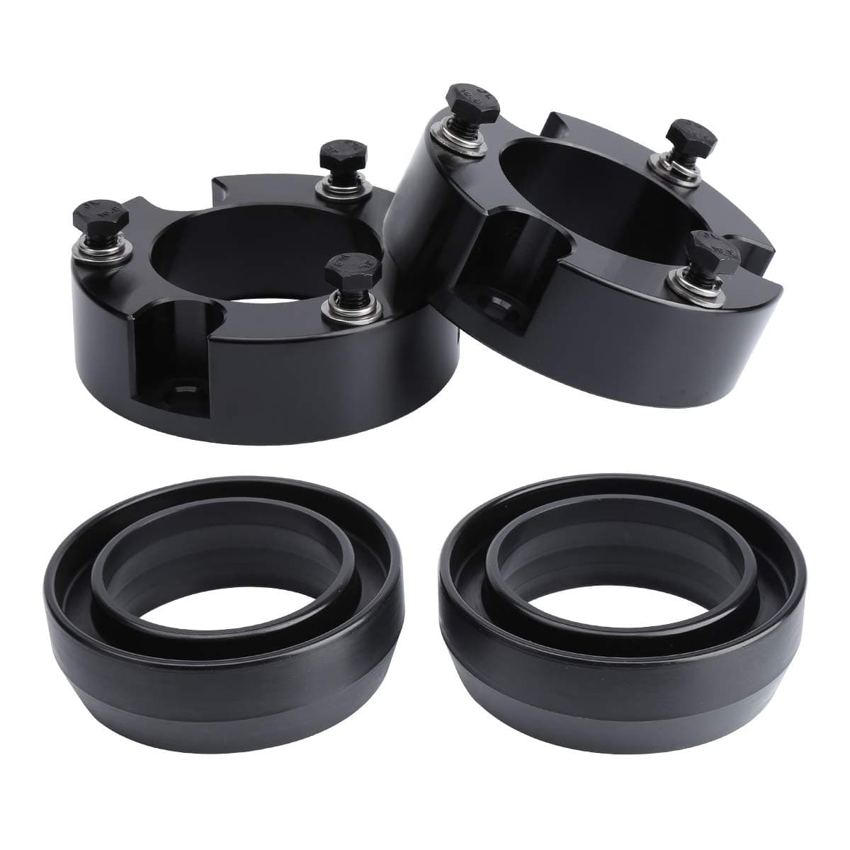 Leveling Lift kits Fits 4Runner 2003-2018 2WD 4WD, Glorider 2.5"Front Strurt Spacers 2.5" Rear Spring Spacers Suspension Lift kits (Package of 4)