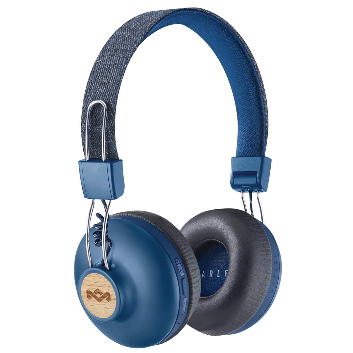 House of Marley Positive Vibration Bluetooth - Denim - On-Ear Headphone