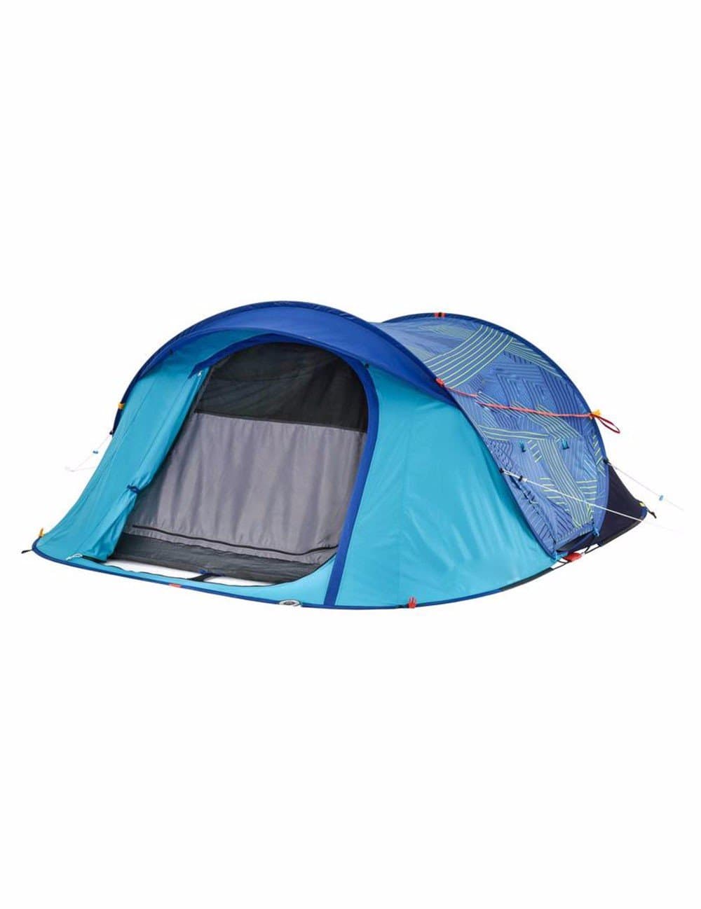 SJQKA-Tent camp, 2-3 people, faster, automatic printing tents,Blue print
