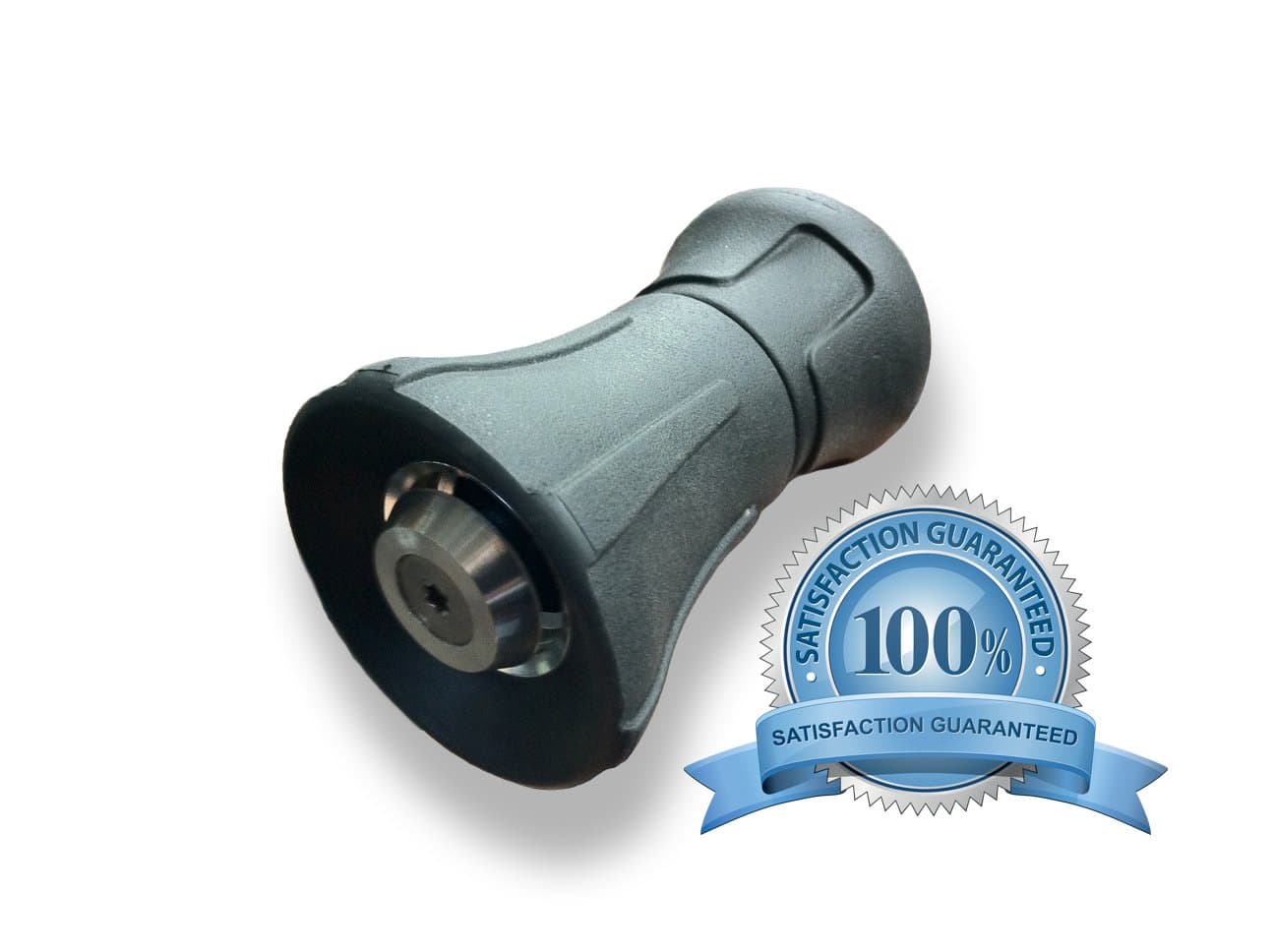 #1 Twist Hose Nozzle - Highest Rated Hose Sprayer - Industrial Strength Fire Hose Style Nozzle - Perfect For Gardening And Watering Flowers - High Pressure Adjustable Spray For Cleaning Patio Or Washing Cars - Premium Hassle-Free!