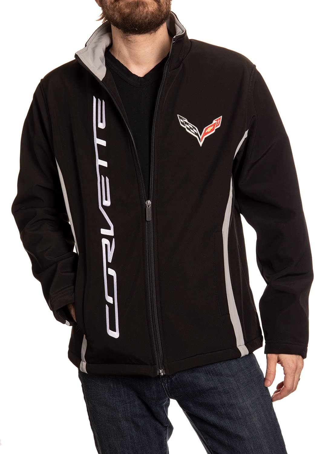 GM Bonded Polyester All-Season Jacket, Chevrolet, Corvette, Camaro, Silverado, Unisex for Men and Women
