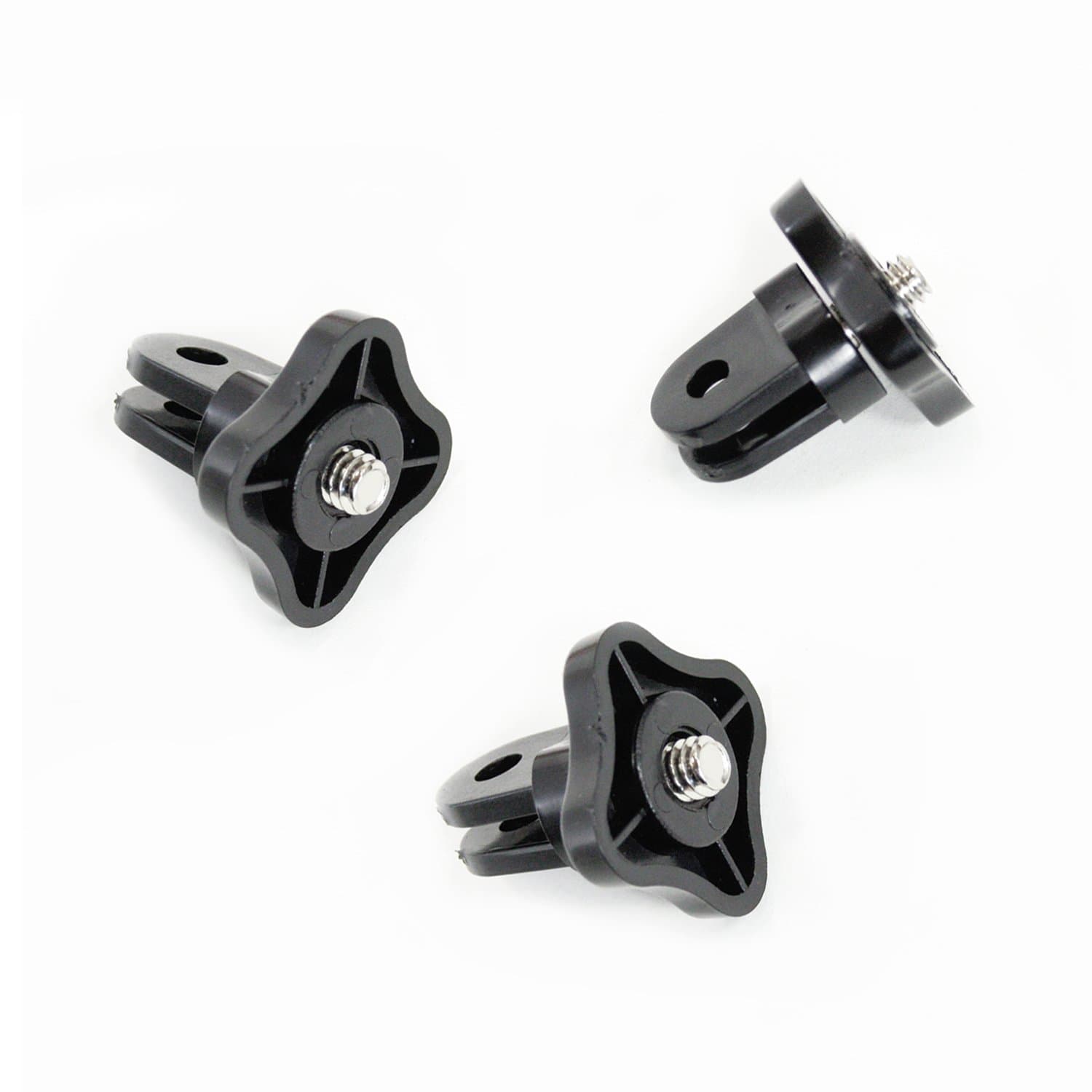 Action Mount® - 3 Pieces of Universal Screw Adapter for GoPro Mounts, w/Camera Screw (1/4-Inch 20). These Conversion Adapters Work with a Point-and-Shoot Camera, or Sony Action Cam.