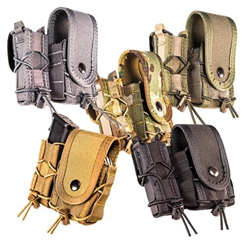 High Speed Gear Covered Belt Mount Leo Taco Pistol/Handcuff Taco Combo Pouch