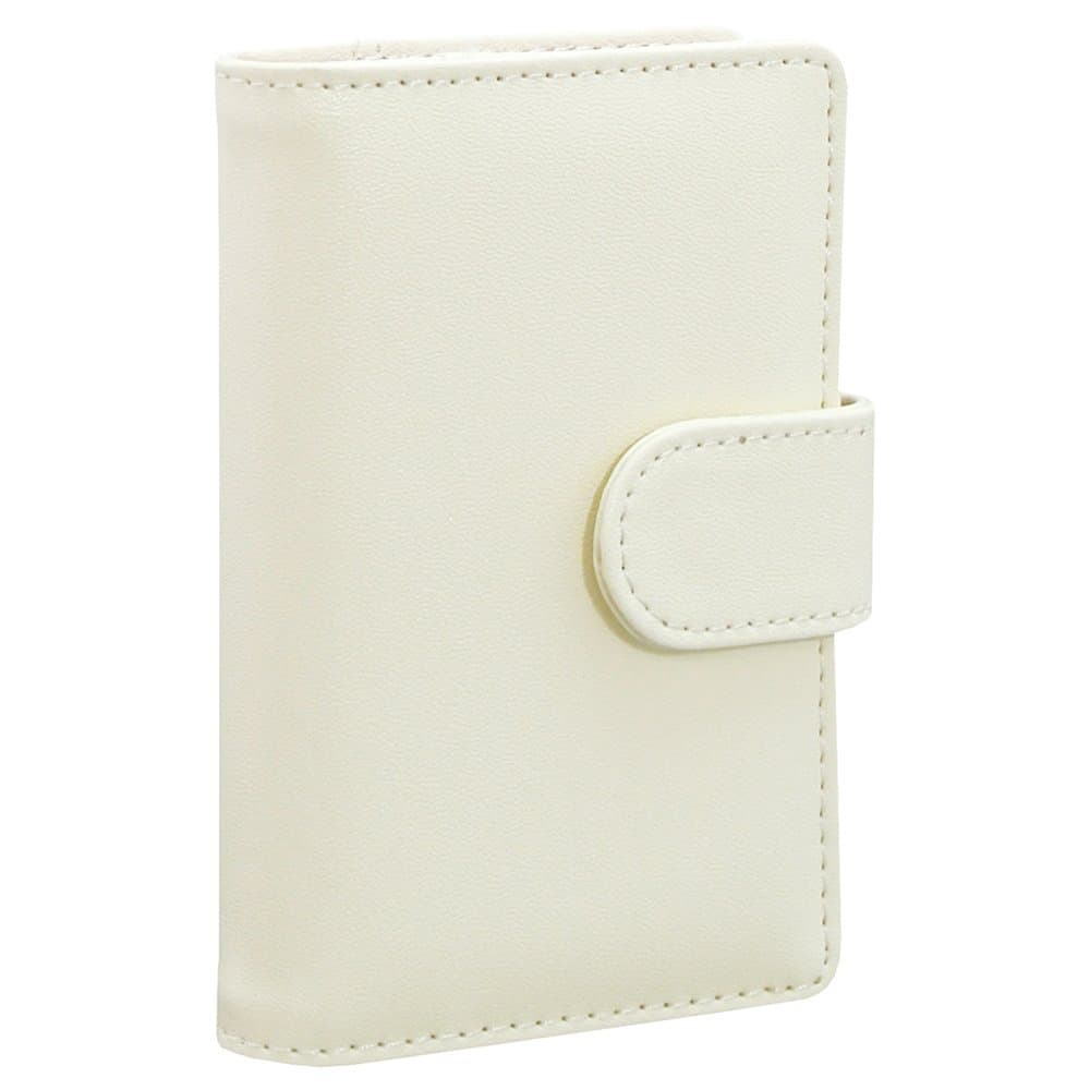 White Fuji Instax Soft Cover Pocket Photo Album x Instax Mini 8 /7s /50s/ Polaroid Mio & 300 Instant Cameras
