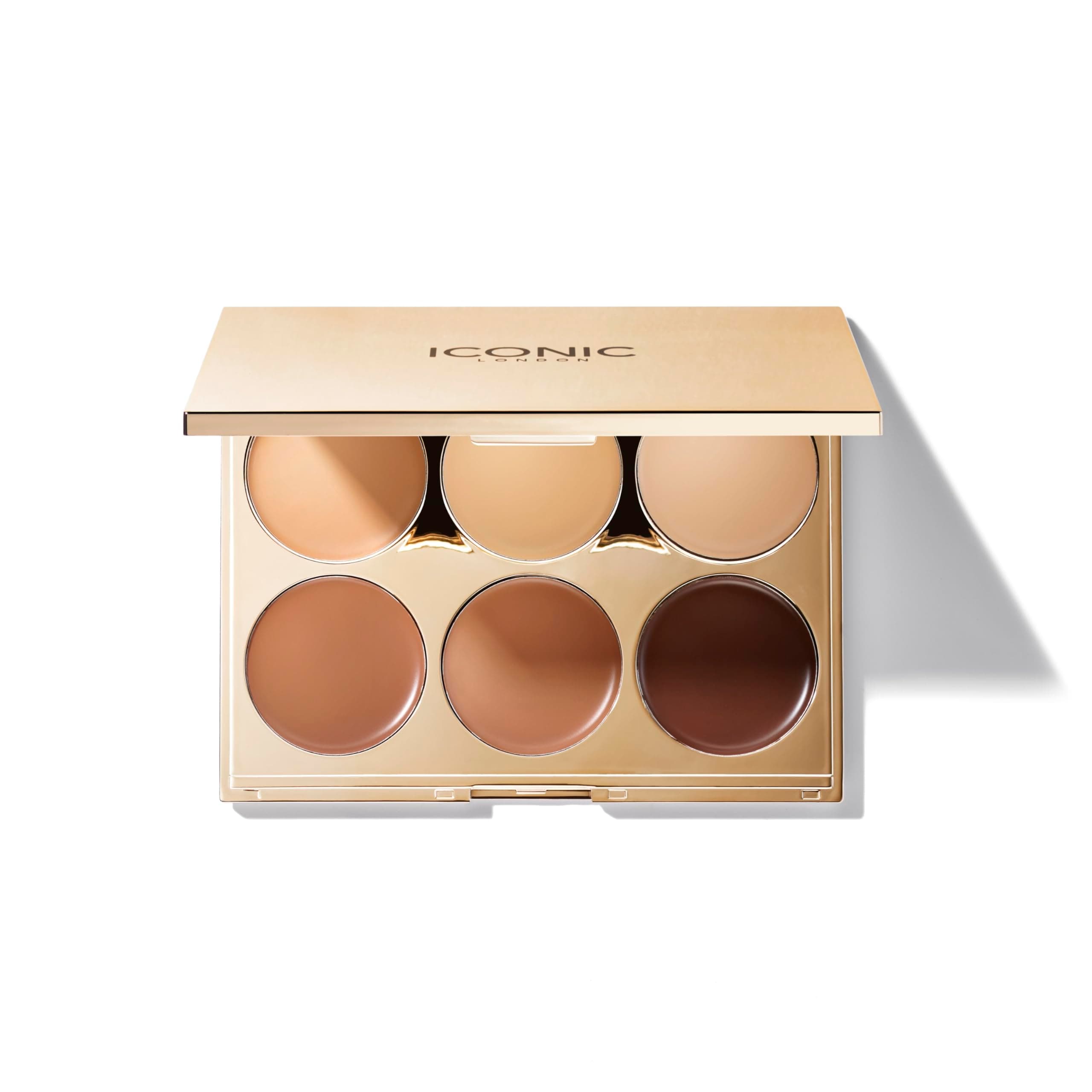 ICONIC LONDONMulti Use Sculpting Palette | Contour, Conceal and Highlight, Medium Coverage, Cruelty-Free, Vegan Makeup, 0.42 oz