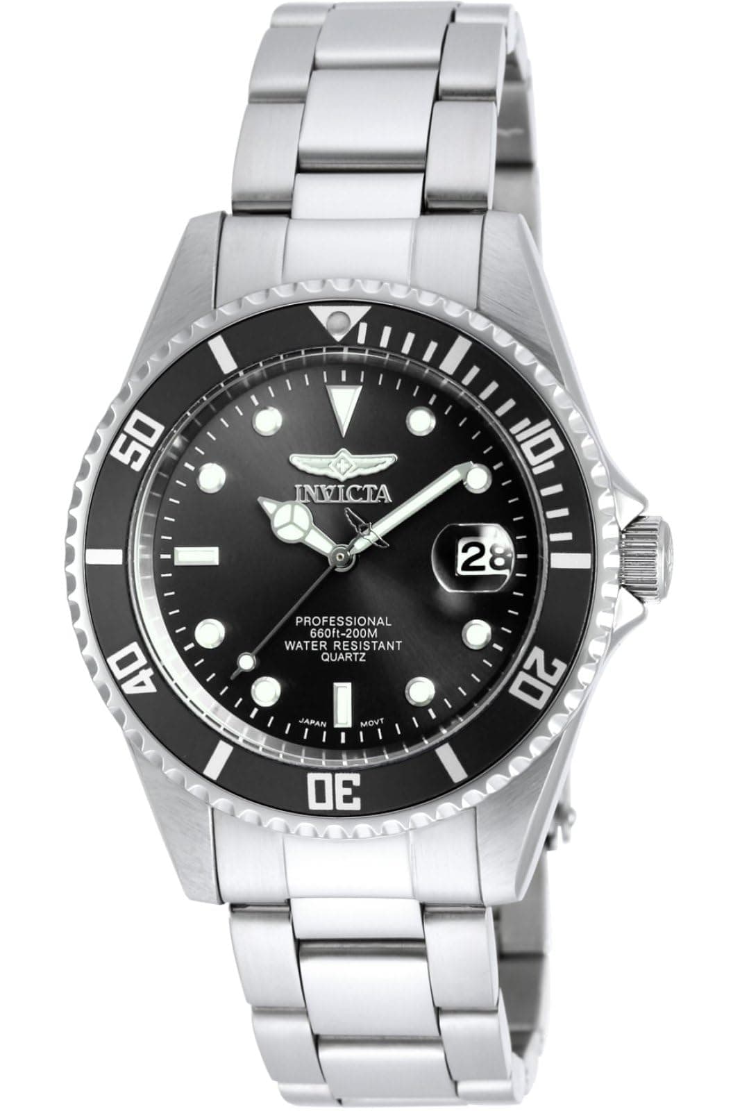 Men's 8932OB Pro Diver Analog Display Quartz Silver Watch