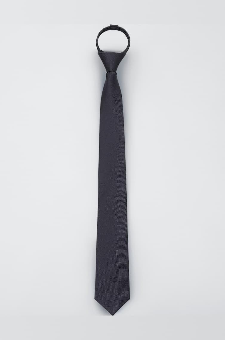 4 Packs Pre-tied Adjustable Zipper Skinny necktie,2.35inch Clip on Slim Ties for men or boys