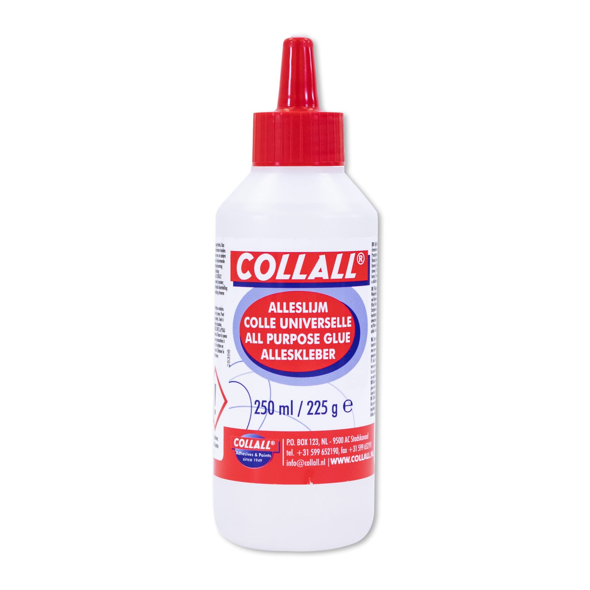 Collall Purpose Glue-Prefect for Arts, Crafts & DIY-Transparent, Fast Drying & Strong Bond-Adults & Kids Use-for Paper, Card, Cork, Wood, Glass, Ceramics, Leather, Felt & More (250ml), 17.3 x 5 x 5 cm
