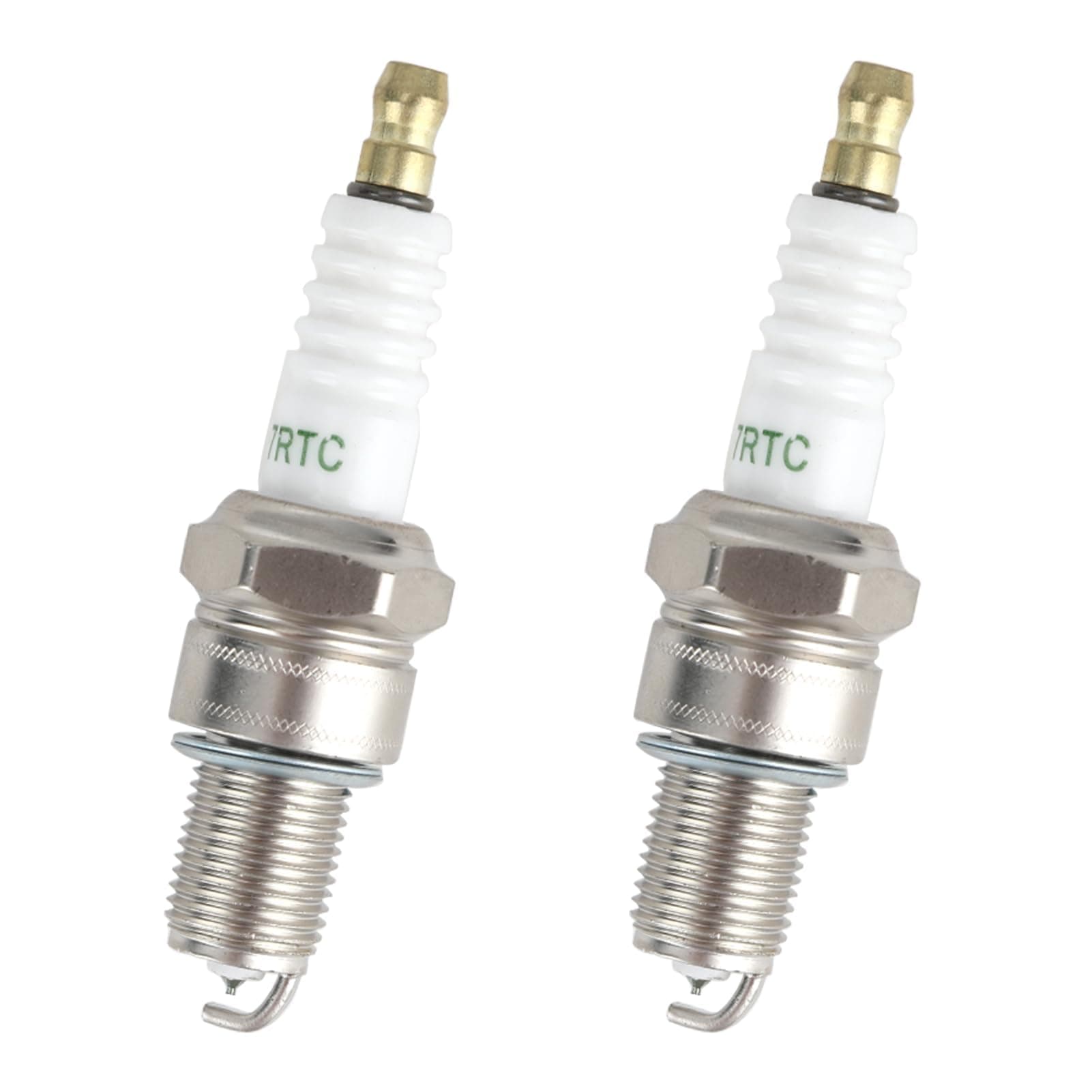 F7RTC Spark Plug Repalce for NGK 5534/BPR7ES, BOSCH 7992/WR5DC, Champion 332/RN7YC, DENSO W22EPR-U, AC Delco R41CXLS High Performance OEM Spark Plugs for Cars, Motorcycles, Small Engines (2 Pack)