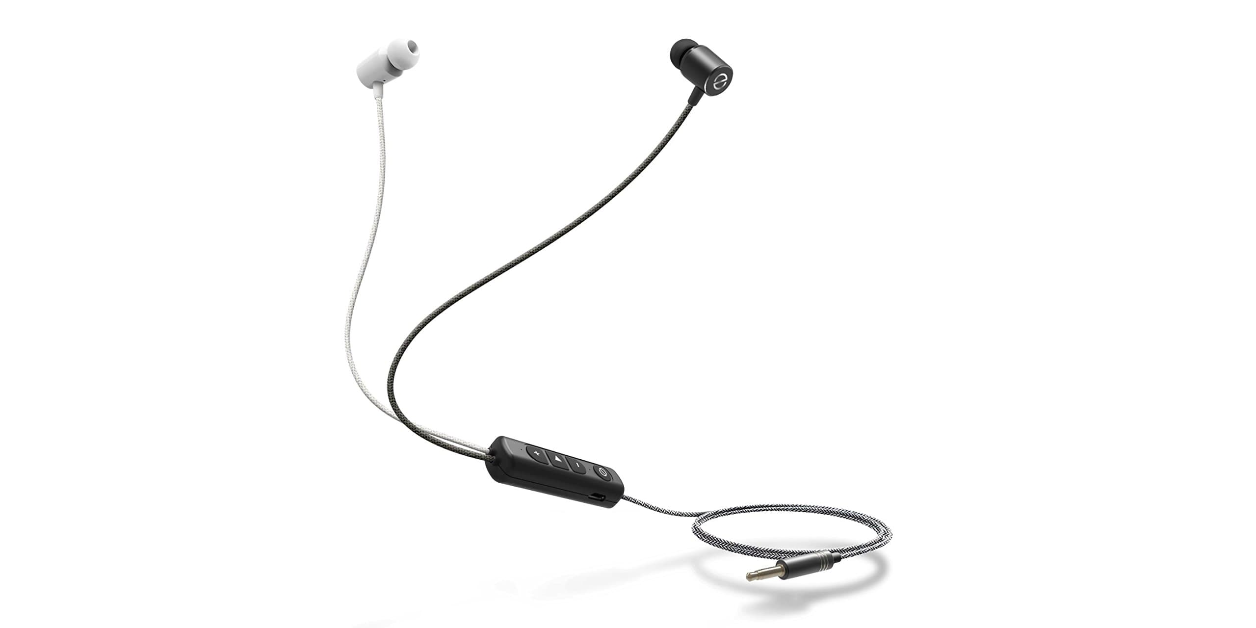 E1 in-Ear Headphones That Adapt to The Way You Hear - with Mic (Black and White)