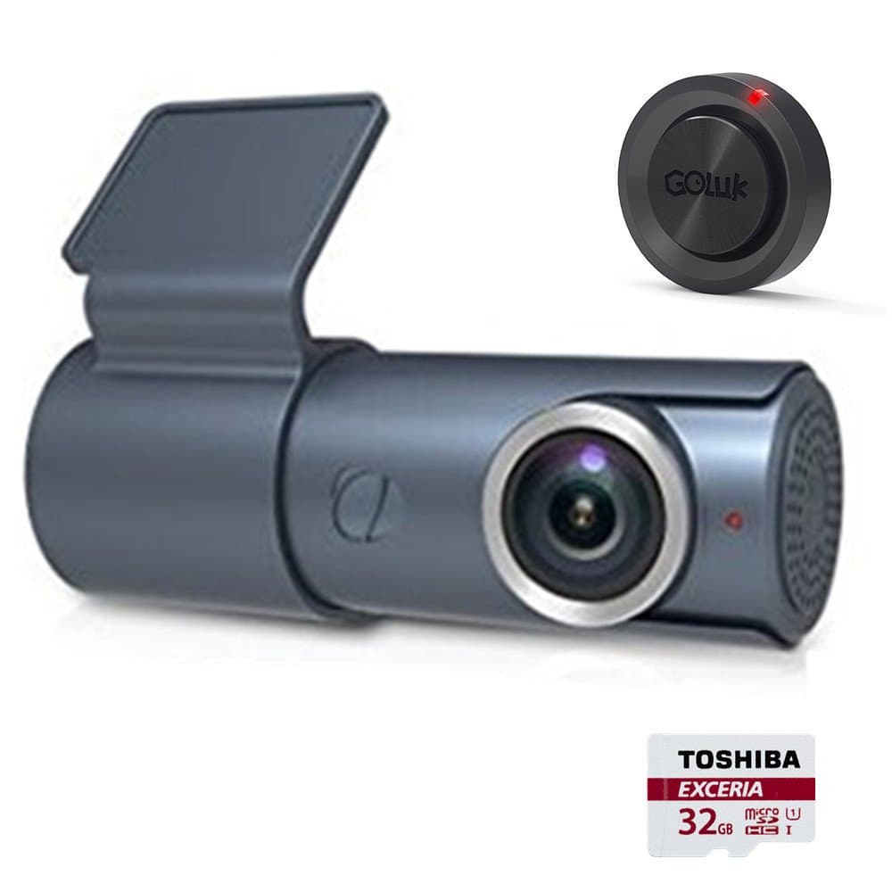 Goluk T3 Compact Car Dash Cam FHD 1080P Driving Recorders Camera 141° Wide Angle Build in Wifi G-Sensor Parking Monitor Loop Recording, Support up to 128GB SD Card