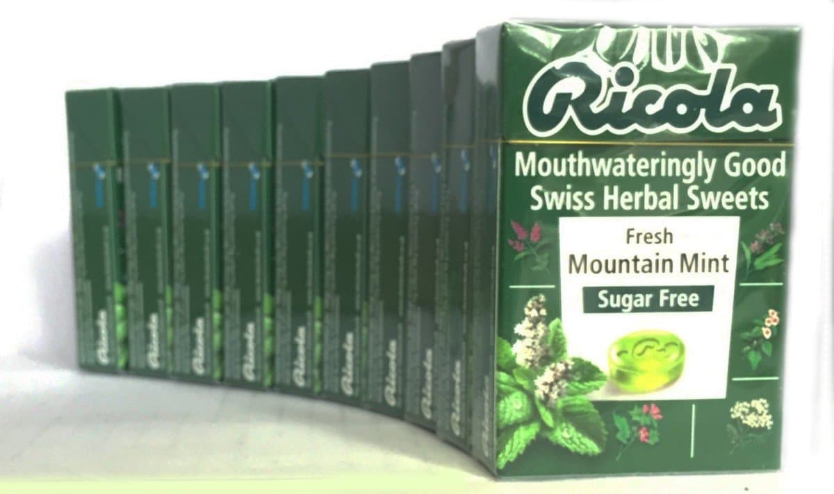 Ricola Fresh Mountain Sugar Free Mint - 45 Grams (Pack Of 3)