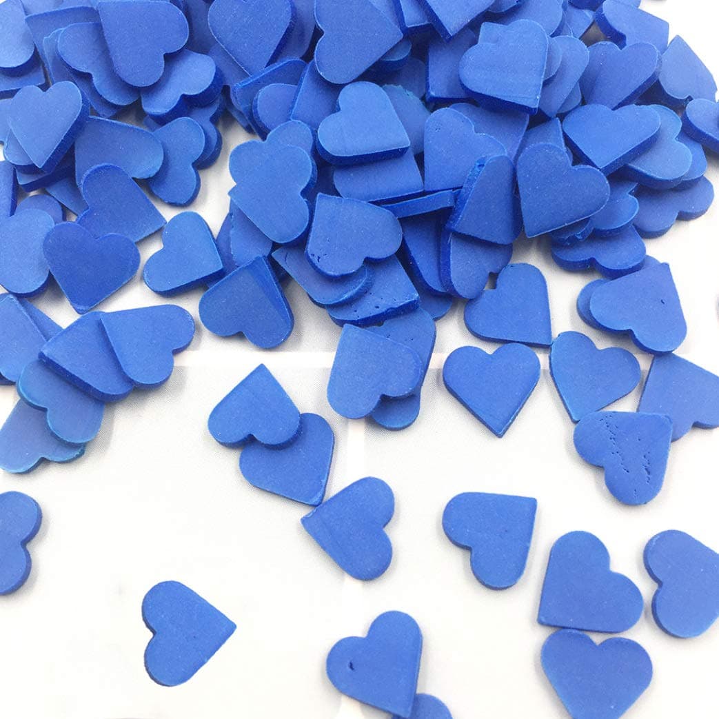 100g Colorful Heart Polymer Hot Clay Slices Fimo Sprinkles for Crafts Making DIY Accessories Nail Art decor