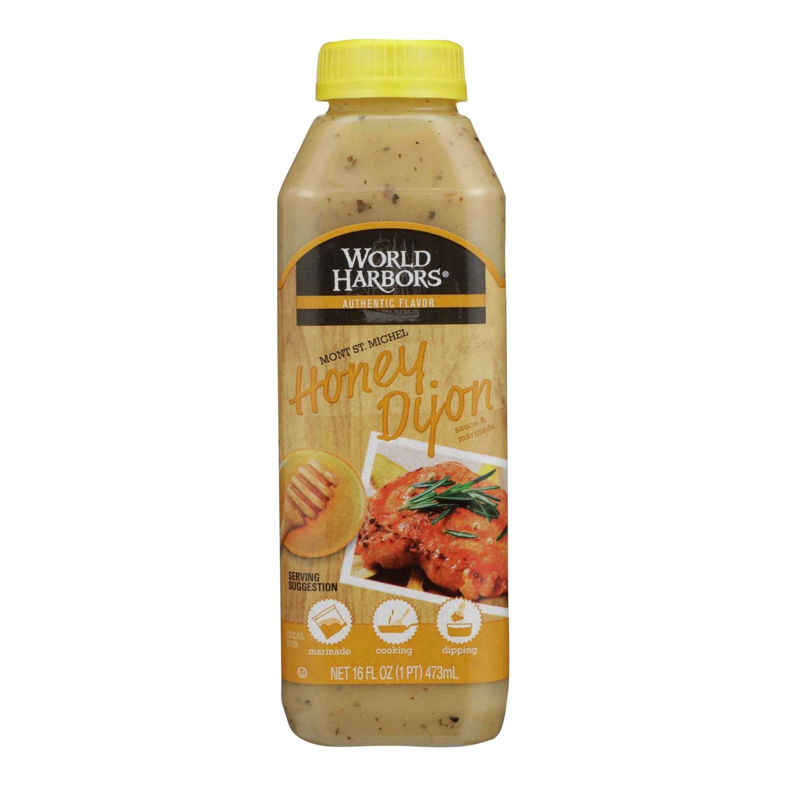 World Harbors Marinade & Sauce Honey Dijon - 16 fl oz