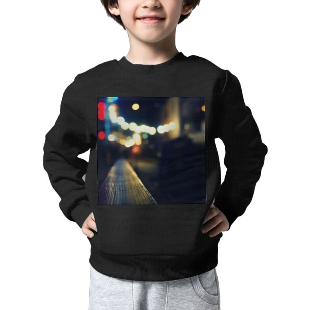 Close-Up Light Night Place Road Street Sweaters Casual Exercise For Child 5-6 Toddler