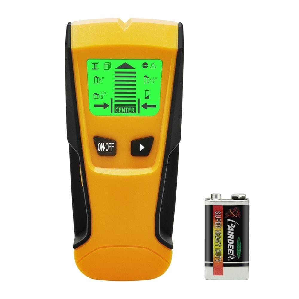 Stud Finder, Multi-Function Wall Stud Sensor Detector Scanner with LCD Display for Metal, AC Live Wire, Wood Finder with Warning Detection