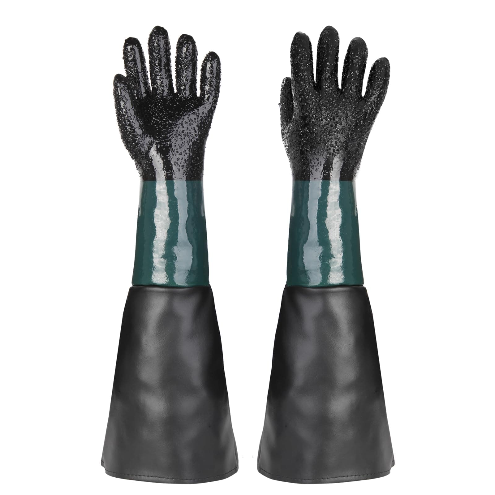 23.6" Blast Gloves for Abrasive Blasting Used on Sandblasting Sandblaster Sand Blast Cabinet