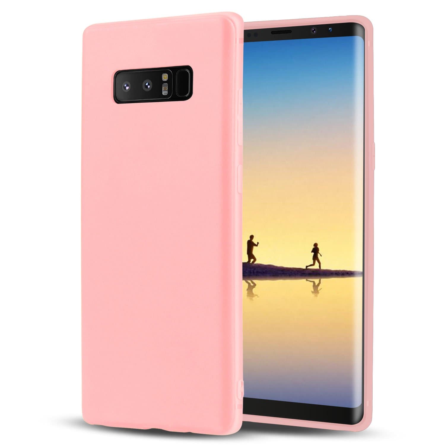 Samsung Galaxy Note 8 Case, Galaxy Note8 Bumper Case Cover Soft Gel Silicone TPU shockproof Anti-Scratch cover Phone Case for Galaxy Note8 - Pink