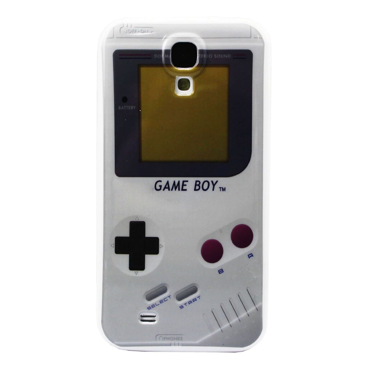 Early Shop Game Boy Retro Image Design Snap-on Hard Back Case Cover for Samsung GALAXY S4 I9500 (grey)