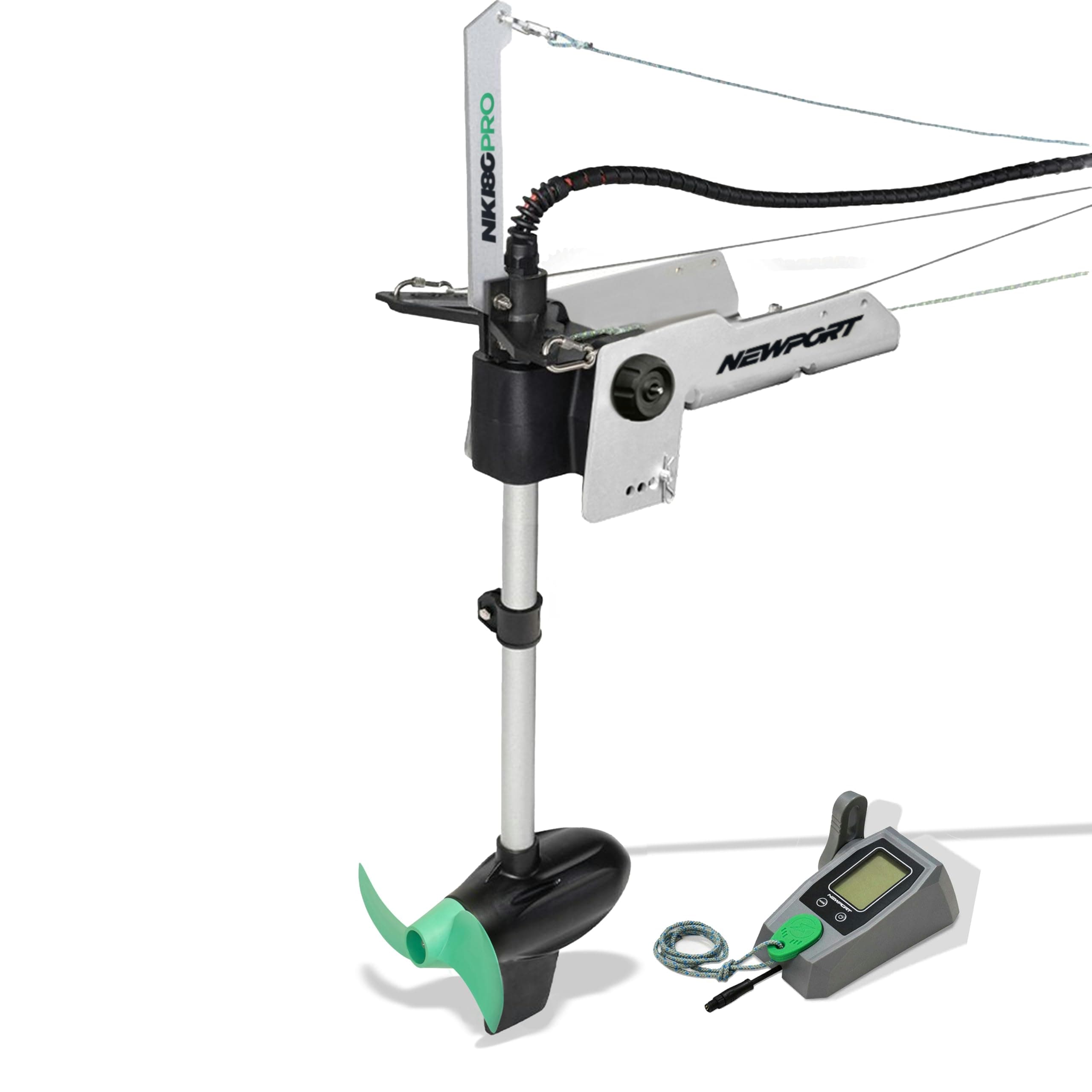 Newport NK180PRO Electric Kayak Motor - 1.8 HP Equivalent, 24V Brushless Direct Drive, Extended Range up to 100 Miles, Whisper-Quiet Precision, and Optimized Efficiency