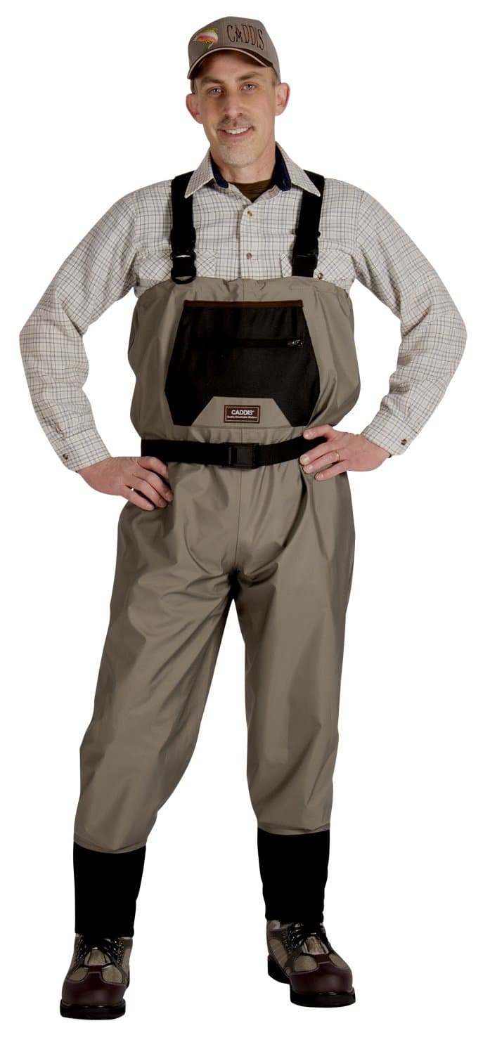 Wading Systems CA9902W-XLS Men's Breathable Stockingfoot Waders - XL Stout Tan