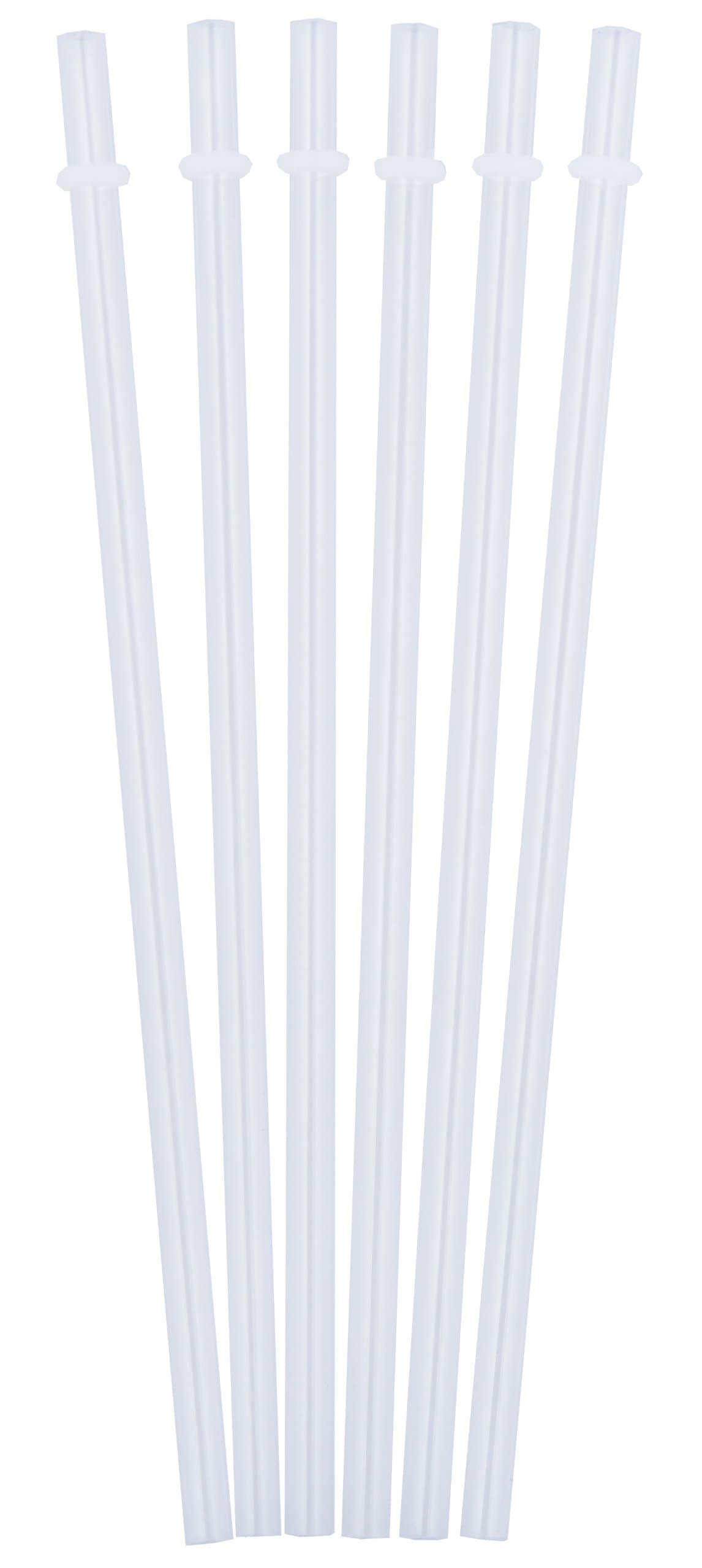 Reusable Drinking Straws 6 Piece | BPA Free | Fits Tervis, Signature & Other Tumbler Brands Straws