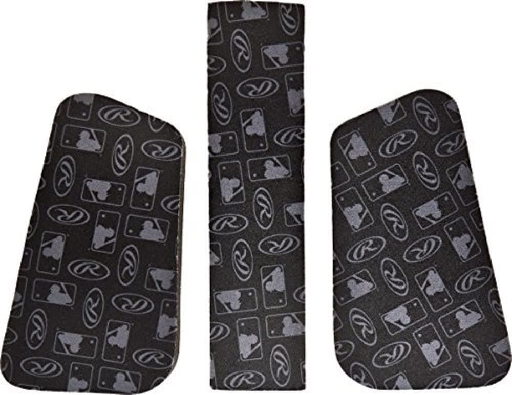 VELO Batting Helmet Fit Kit | Baseball/Softball | Includes 2 Side Pads and 1 Back Pad, black