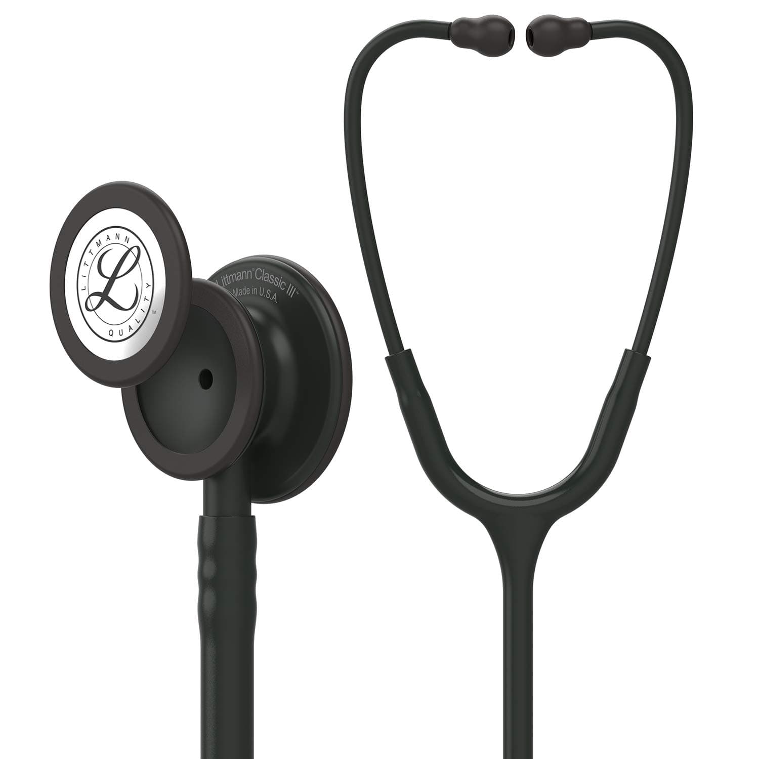 Classic III Monitoring Stethoscope, Black Edition Chestpiece, Black Tube, 27 inch, 5803