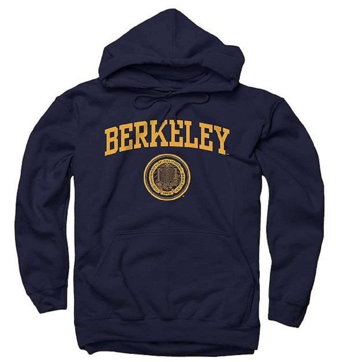 Shop College Wear University of California Berkeley Arch and Seal Men's Hoodie - Navy