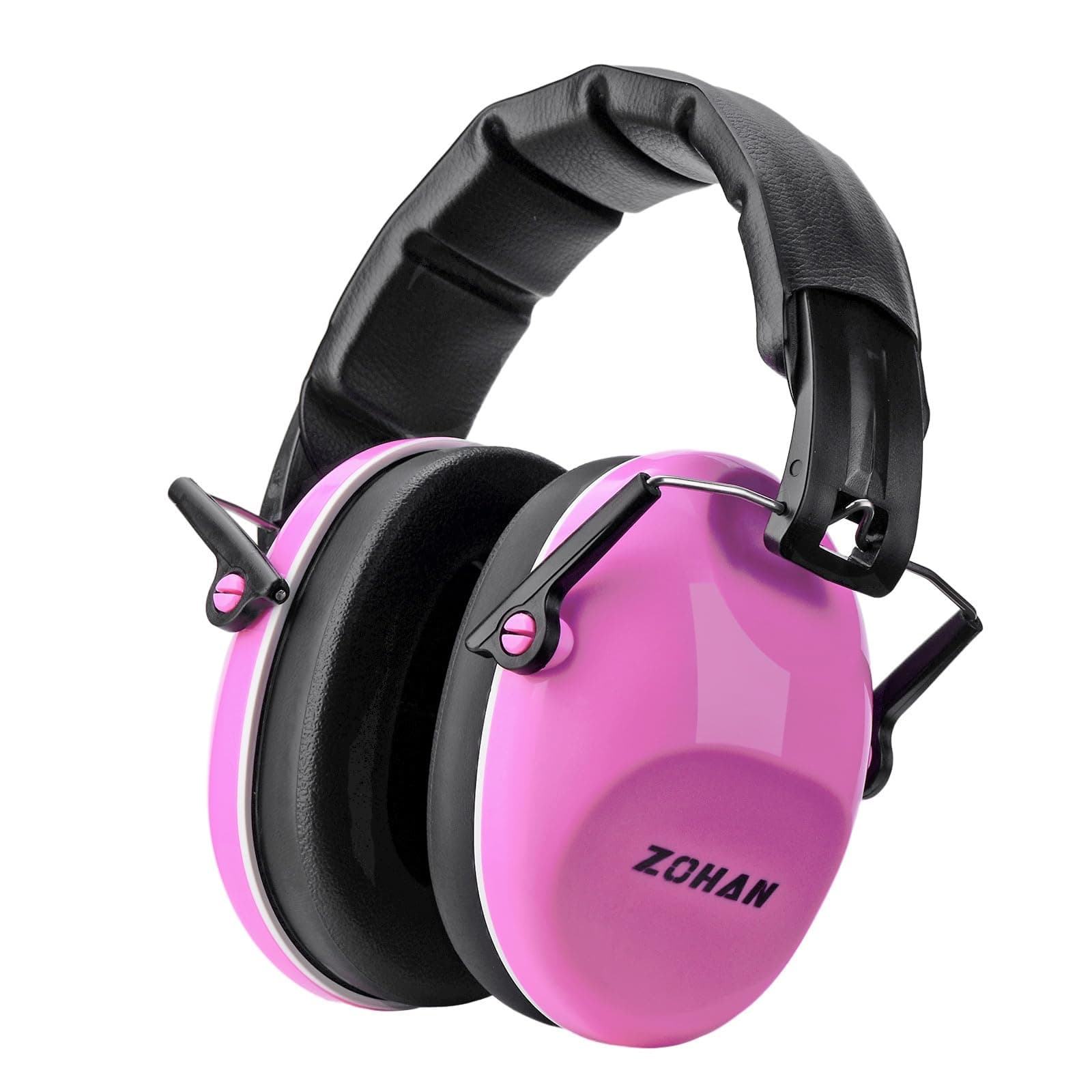 032 Kids Noise Canceling Headphones - 25dB NRR Kids Ear Protection Earmuffs for School, Monster Jam, Fireworks, Travel, Air Show, Concert, Autism - Pink