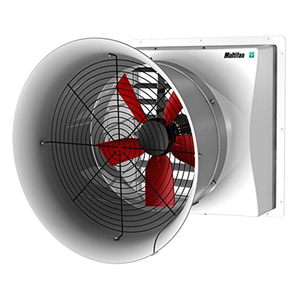 Multifan C6D63K0M10238 Fiberglass Wall Fan, 3 Phase Efficiency, 24"