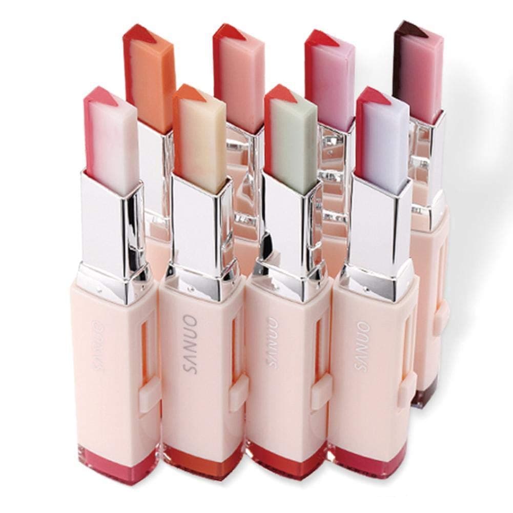 8 colors Korean Bite lipsticks V Cutting Two Tone Candy Flavor Silky Moisturzing Nourishing lipsticks Balm Cosmetics