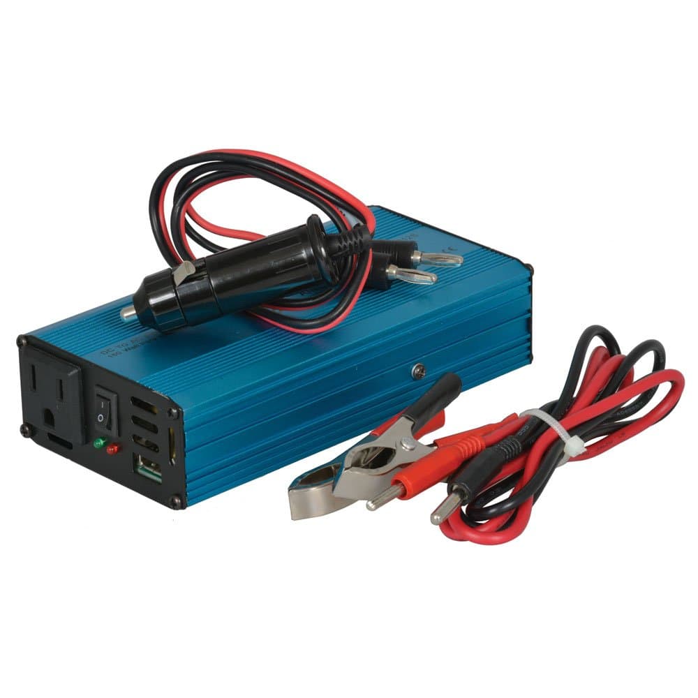 Arndt PWRI18012S-VP Pure Sine Wave Power Inverter with Cables, 180 W, 6-7/16" L x 3-3/16" W x 1-9/16" H, 3.19" Width, 6.44" Length