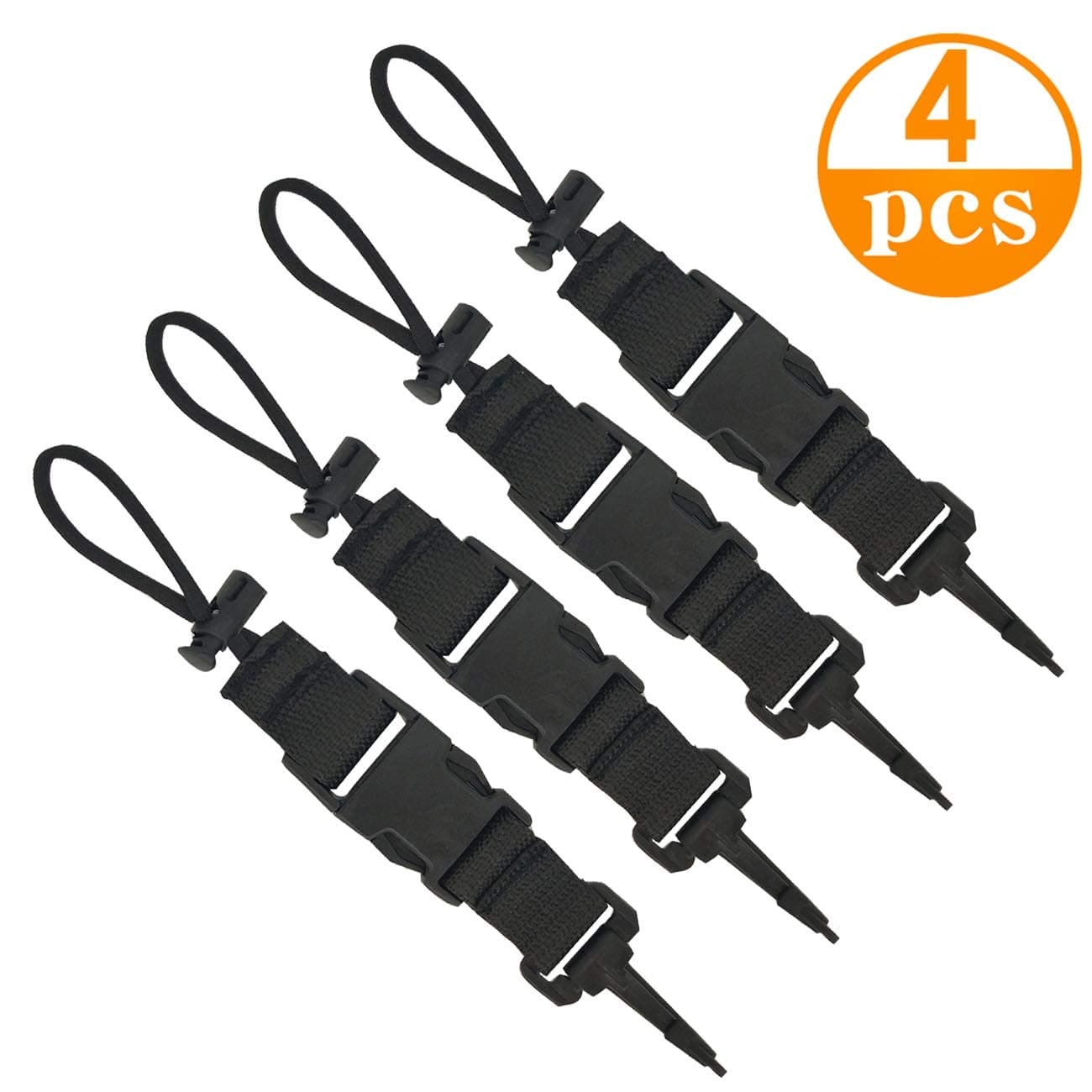 Genleas Coil Lanyard with Clip and Quick Release Buckles for Camera for Diving Underwater Photography