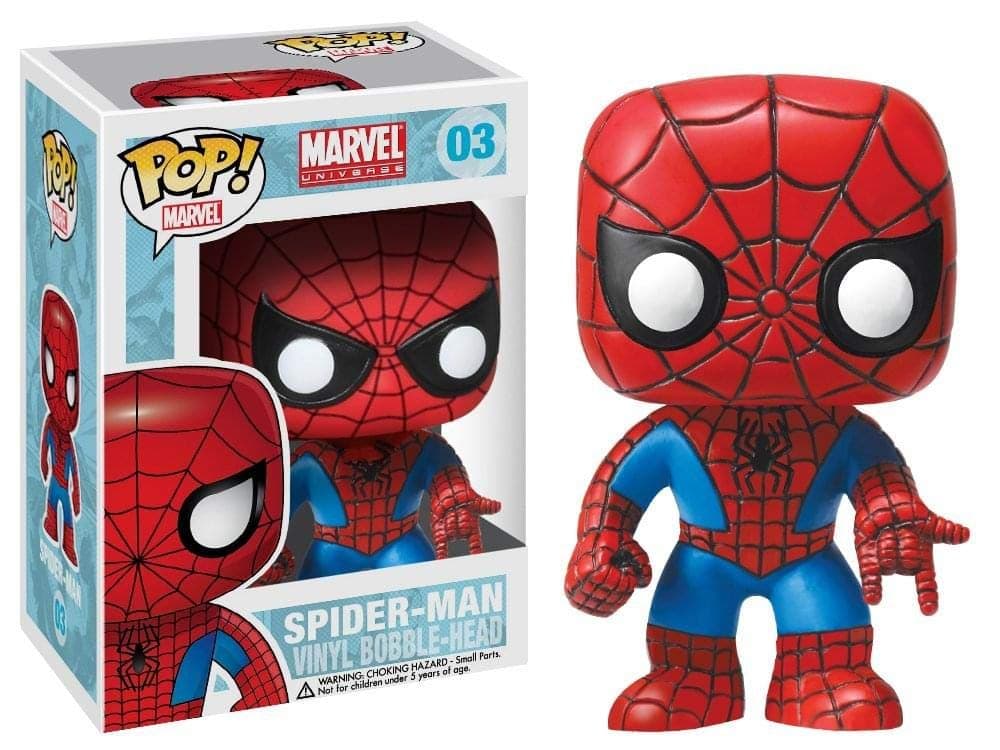Funko Pop! Marvel: Spiderman Bobble Head Figure, Action Figure - 2276