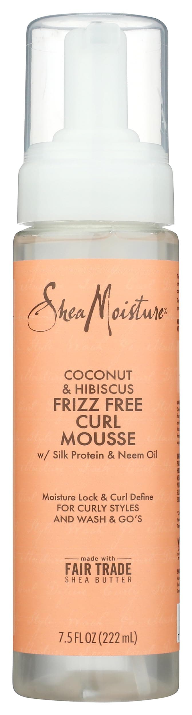 SHEA MOISTURE Sheamoisture Coconut & Hibiscus Frizz-free Curl Mousse - 7.5 Fl Oz, 7.5 Oz (290612 )