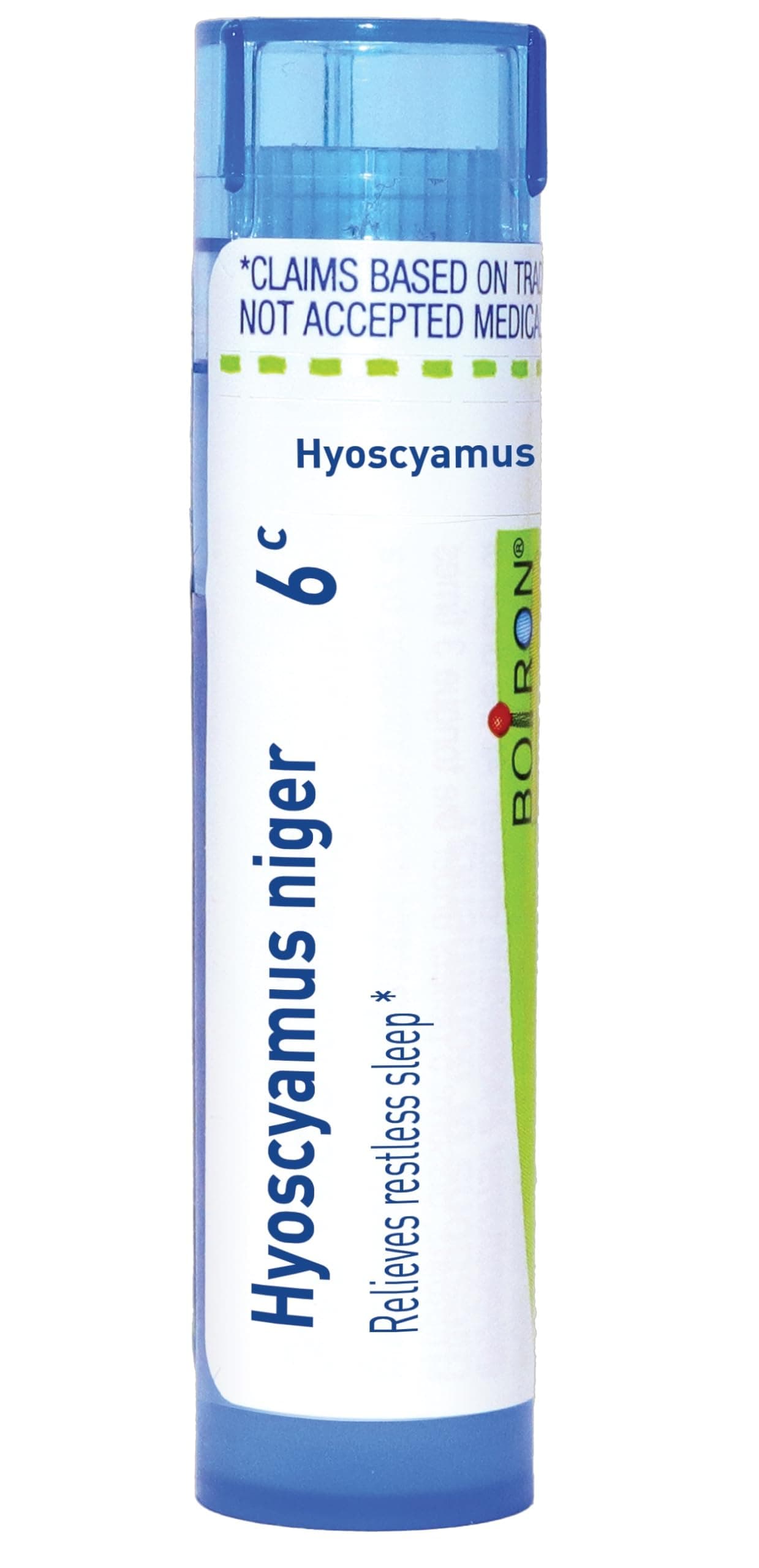 Boiron Hyoscyamus Niger 6C Homeopathic Medicine for Restless Sleep - 80 Pellets
