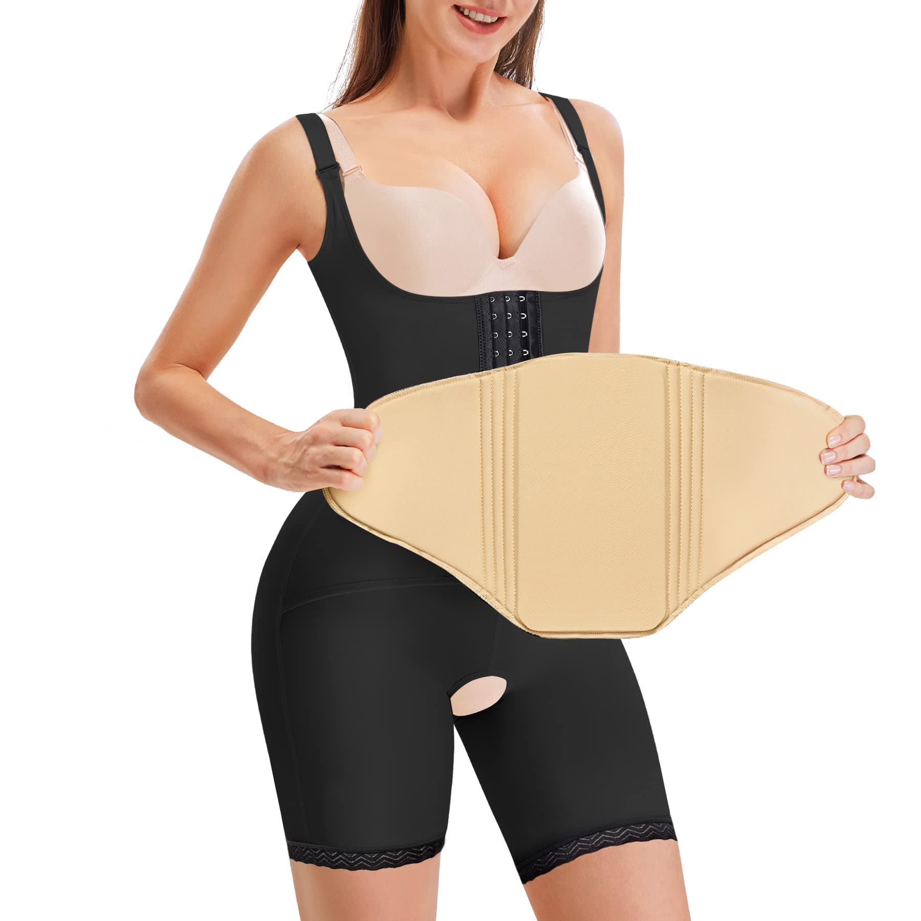 MICOHPKLE Abdominal Compression Board Belly Flattening Foam Pad Lipo Recovery AB Boards Post Surgery Liposuction Tummy Tuck