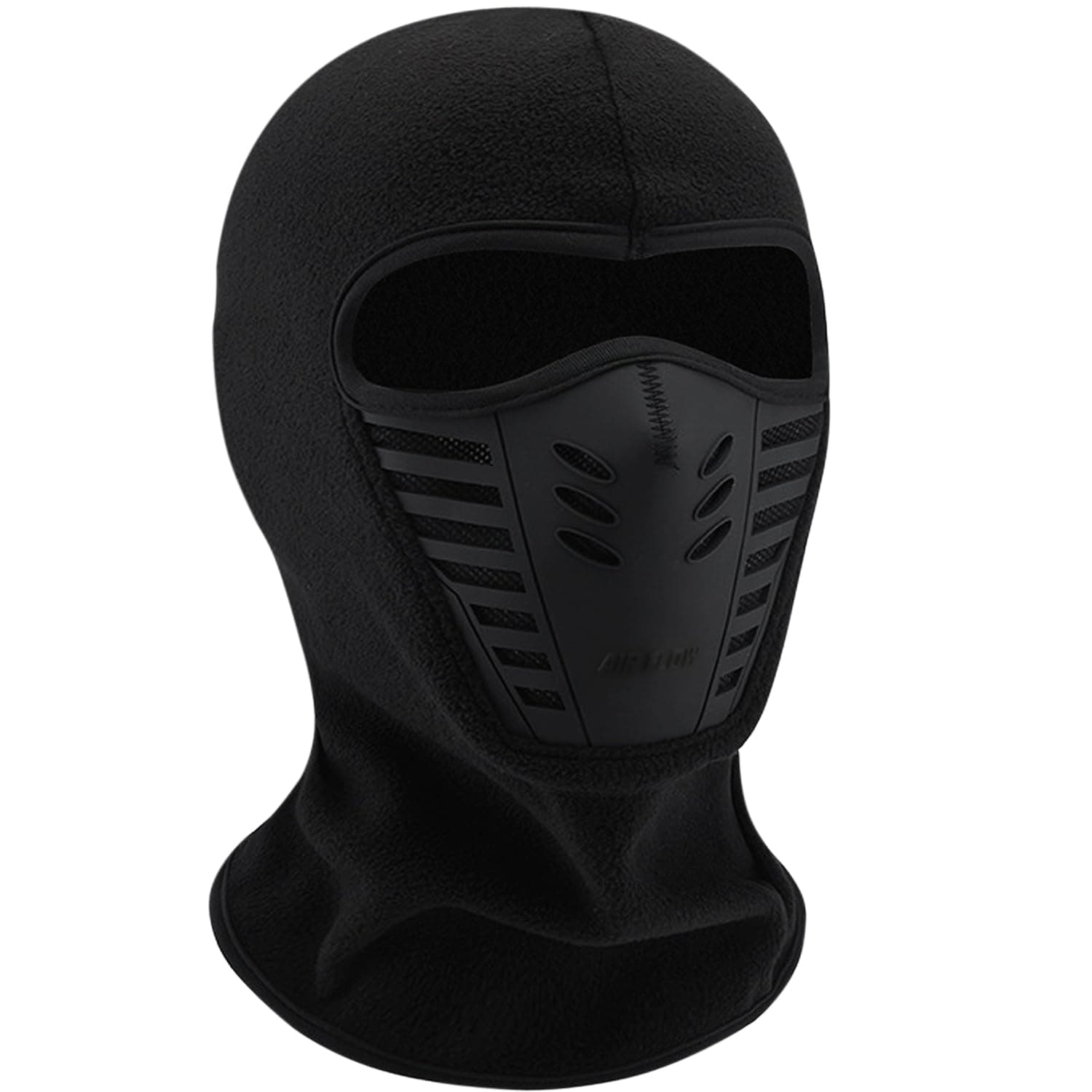 Sports Windproof Ski Mask - Full Face Head Cover - Multifunctional Ninja Mask - One Size Black - by TRIXES