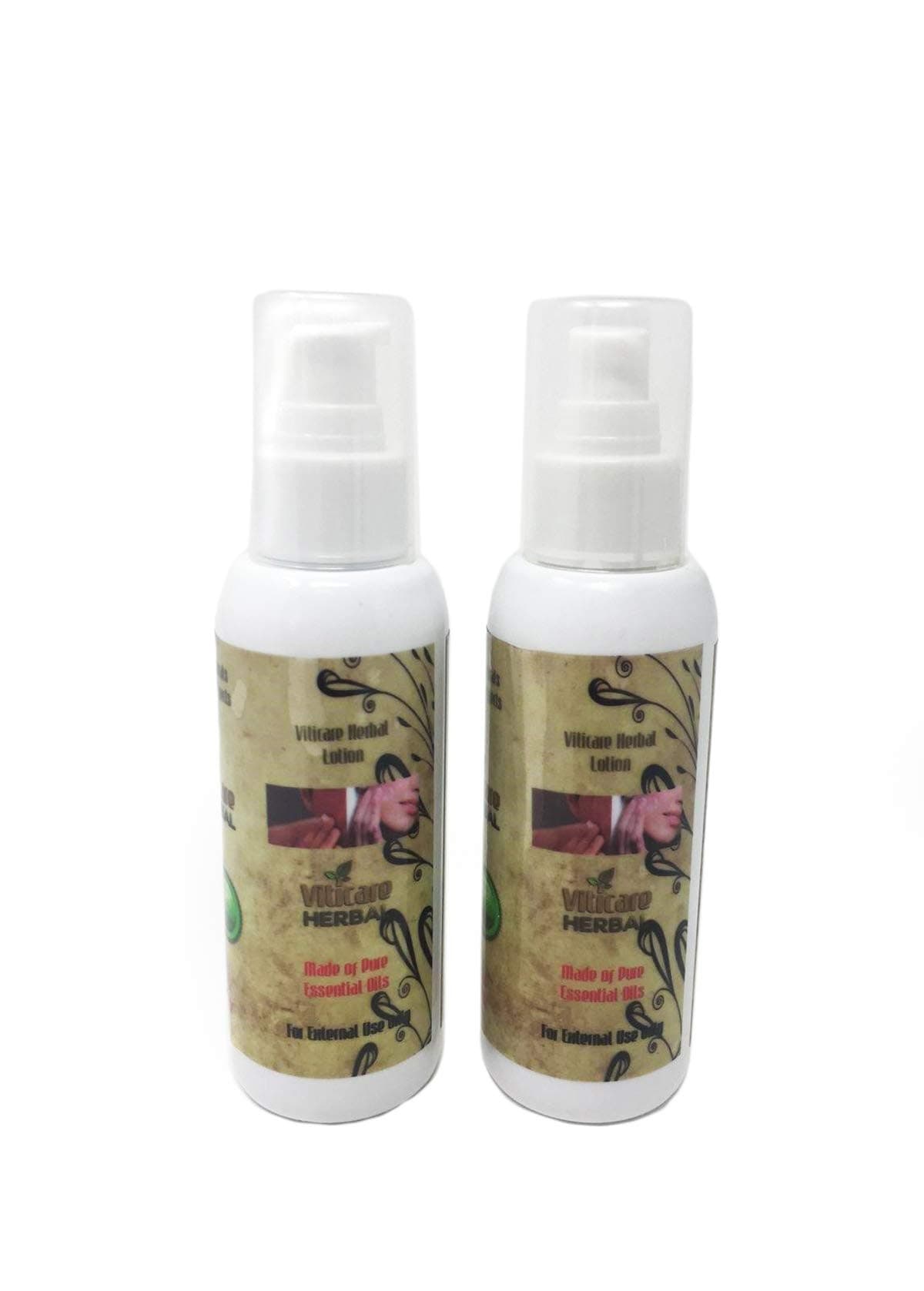 All Natural and Herbal Lotion for Vitiligo Treatment, Repigmentation, Leukoderma by Viticare Herbal, (2 Pack - 10.14OZ - 300 ml)
