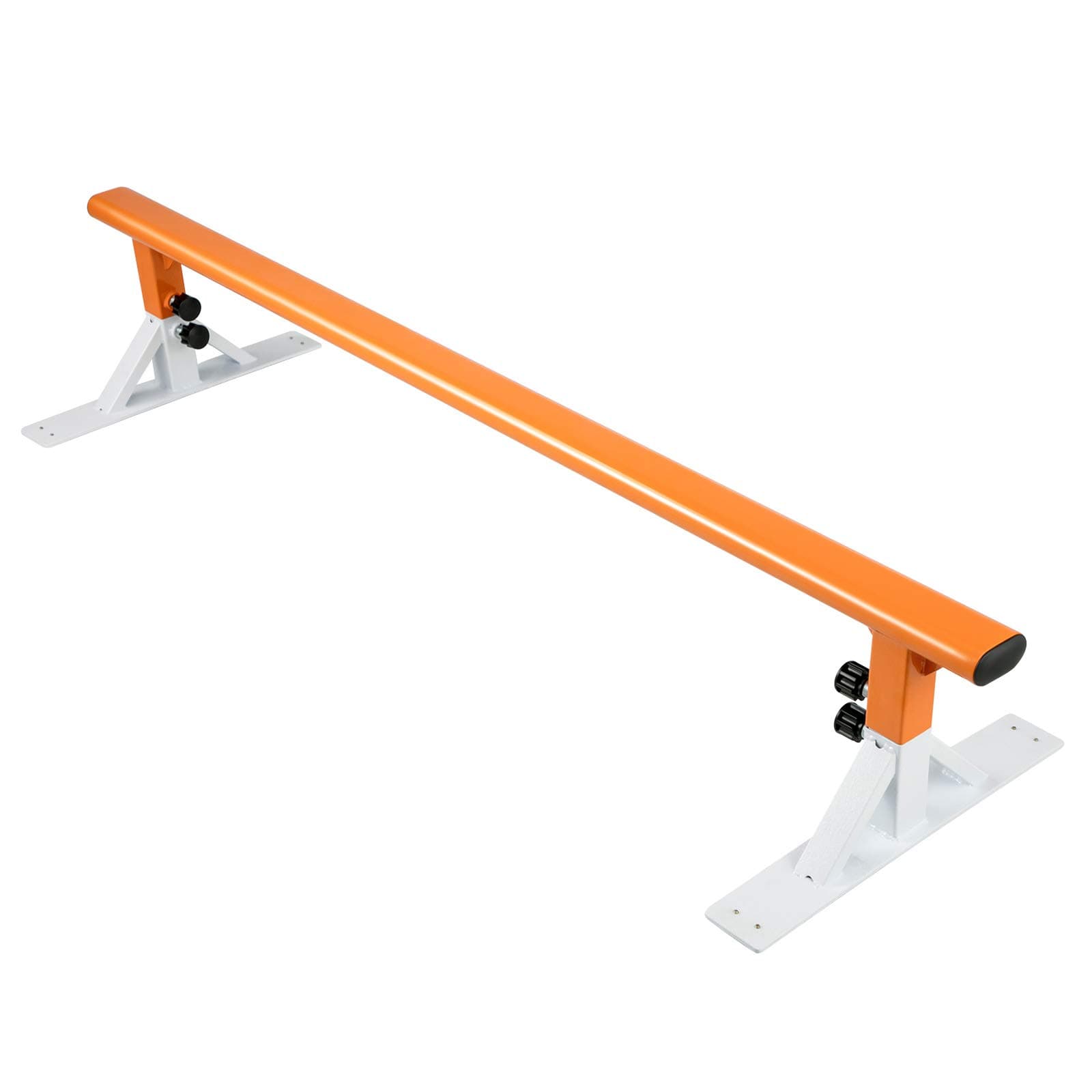 Skate Rail Flat Bar Black Flat Bar Skate Rail Height Adjustable Scooter Rails for Grinding Oval-Shaped Rail Grinding Rails for Scooters Flat Bar Skateboard Rail for Skateboarding