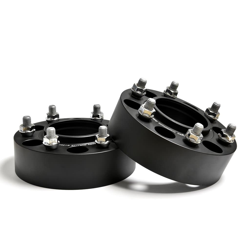 BLOXSPORT 2pcs 2inch 6x139.7 CB78.1 Hub Centric Wheel spacers for Infiniti QX56 QX80 Nissan Armada Titan Patrol Y62 Chevrolet Silverado 1500 M14x1.5 Studs