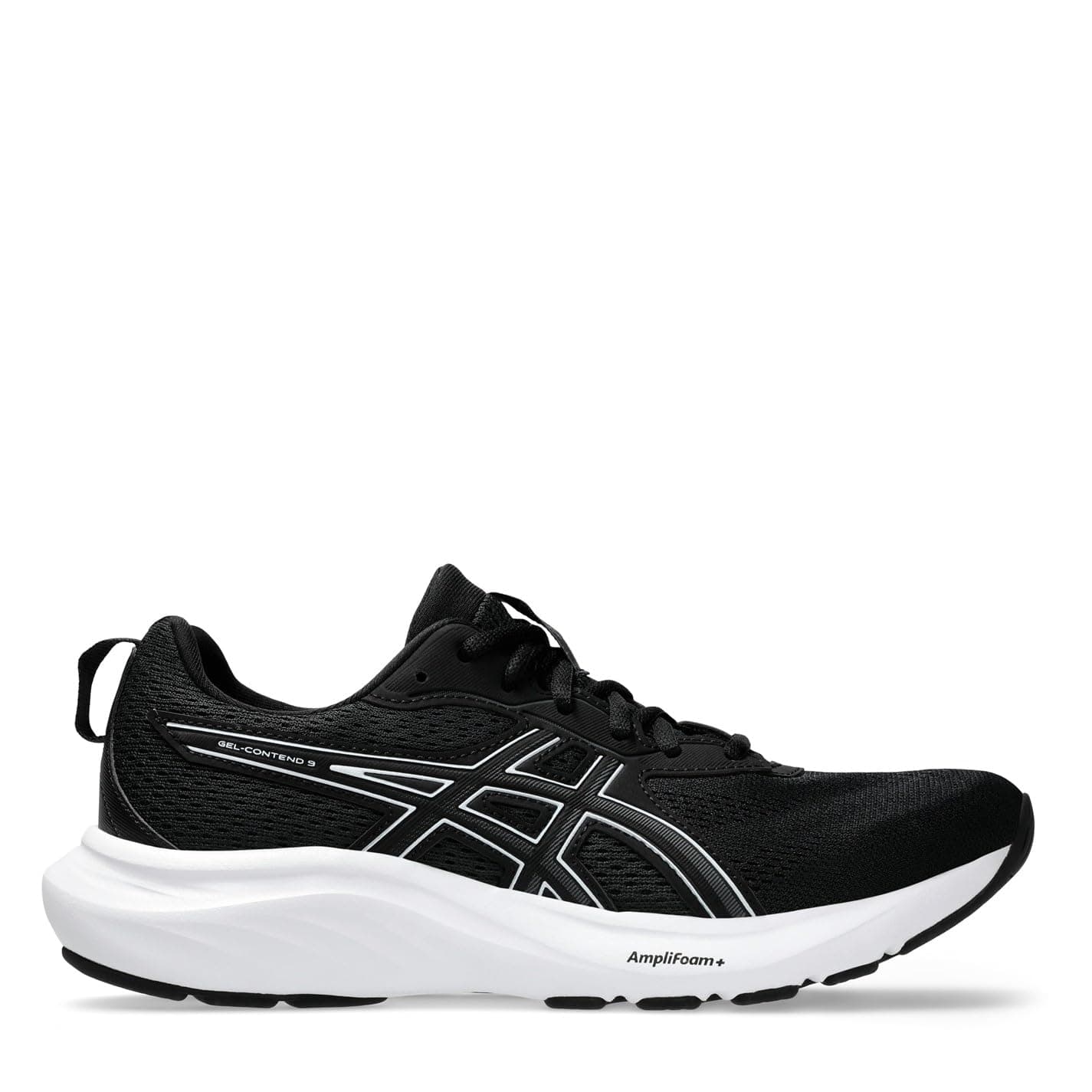 ASICS Womens Gel-Contend 9 Sneaker, Black White, 6.5 UK