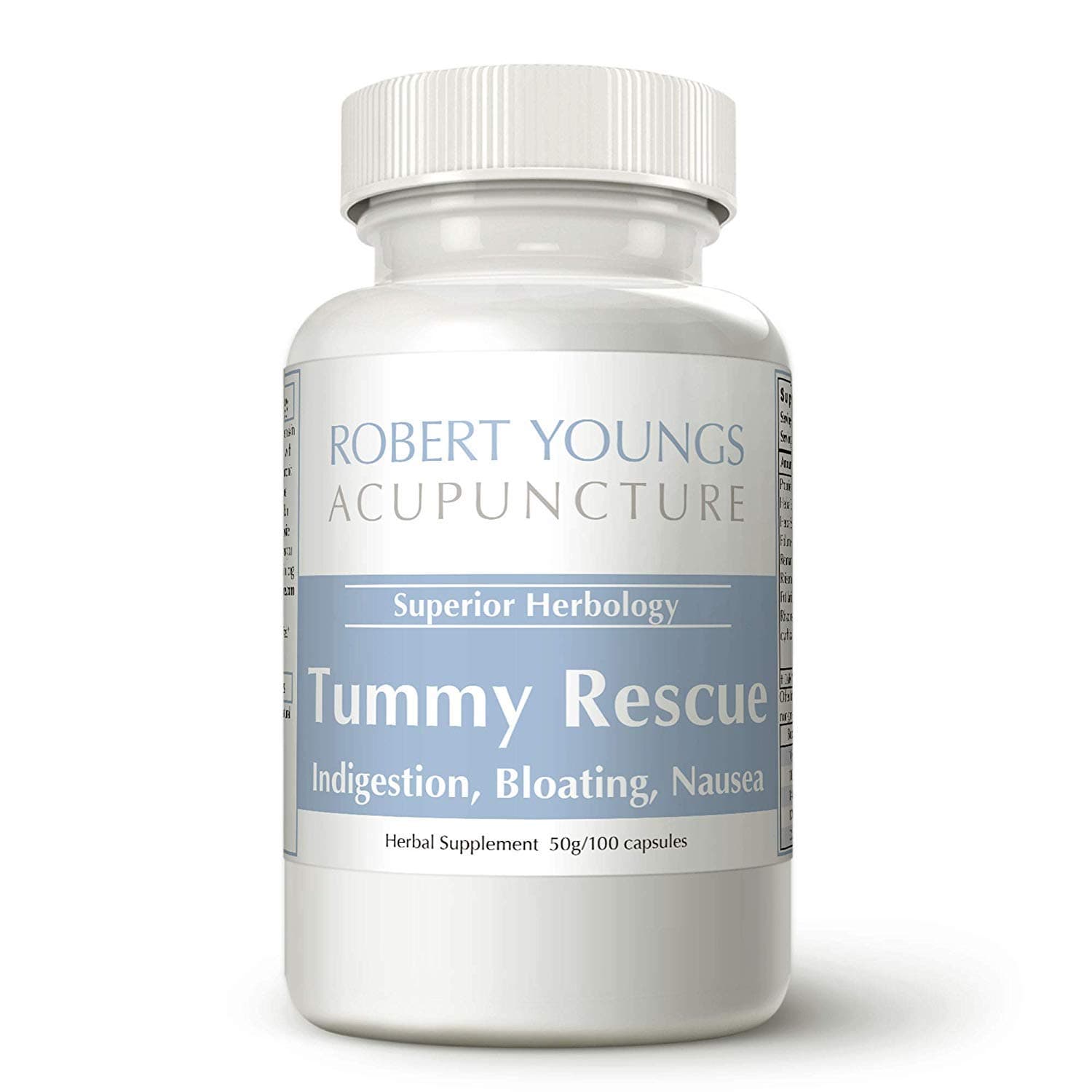 Natural Remedy for Indigestion, Bloating, Acid Reflux, Heartburn Relief | Tummy Rescue Digestive Enzyme Pill Herbal Medicine, Quickly Helps Relieve Heavy Feeling, Nausea, Burping Diarrhea, (100 Count)