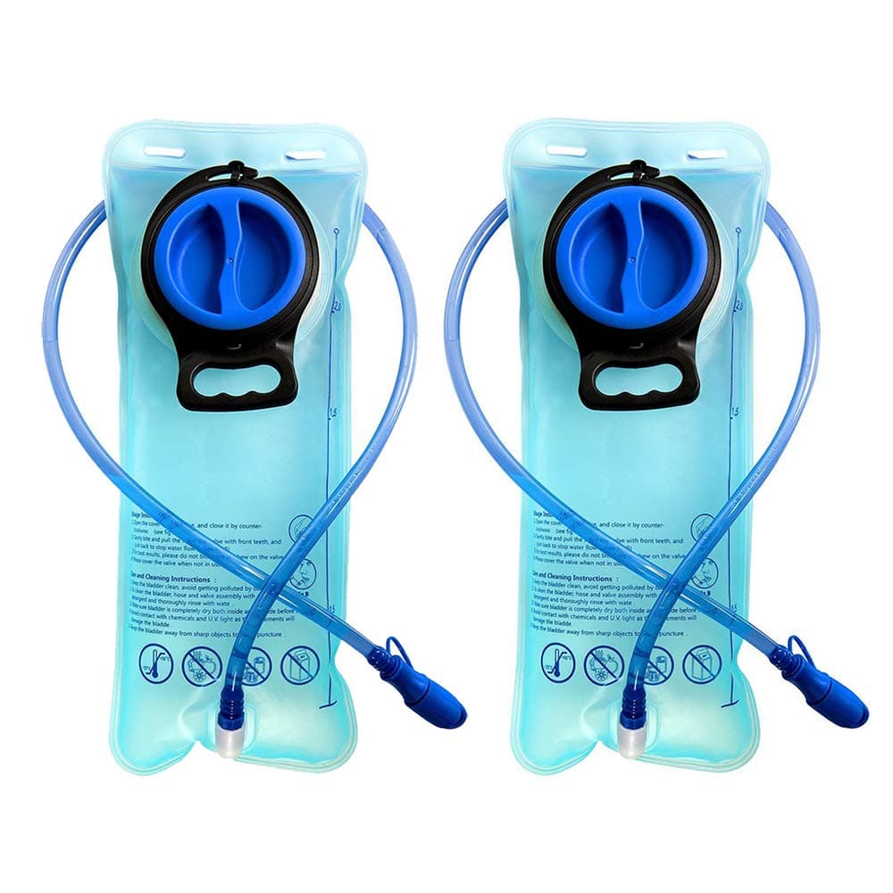 CSDSTOREHydration Water Bladder 2 Pack 2L TPU Cycling Bag for Sports Hiking Camping Climbing Blue