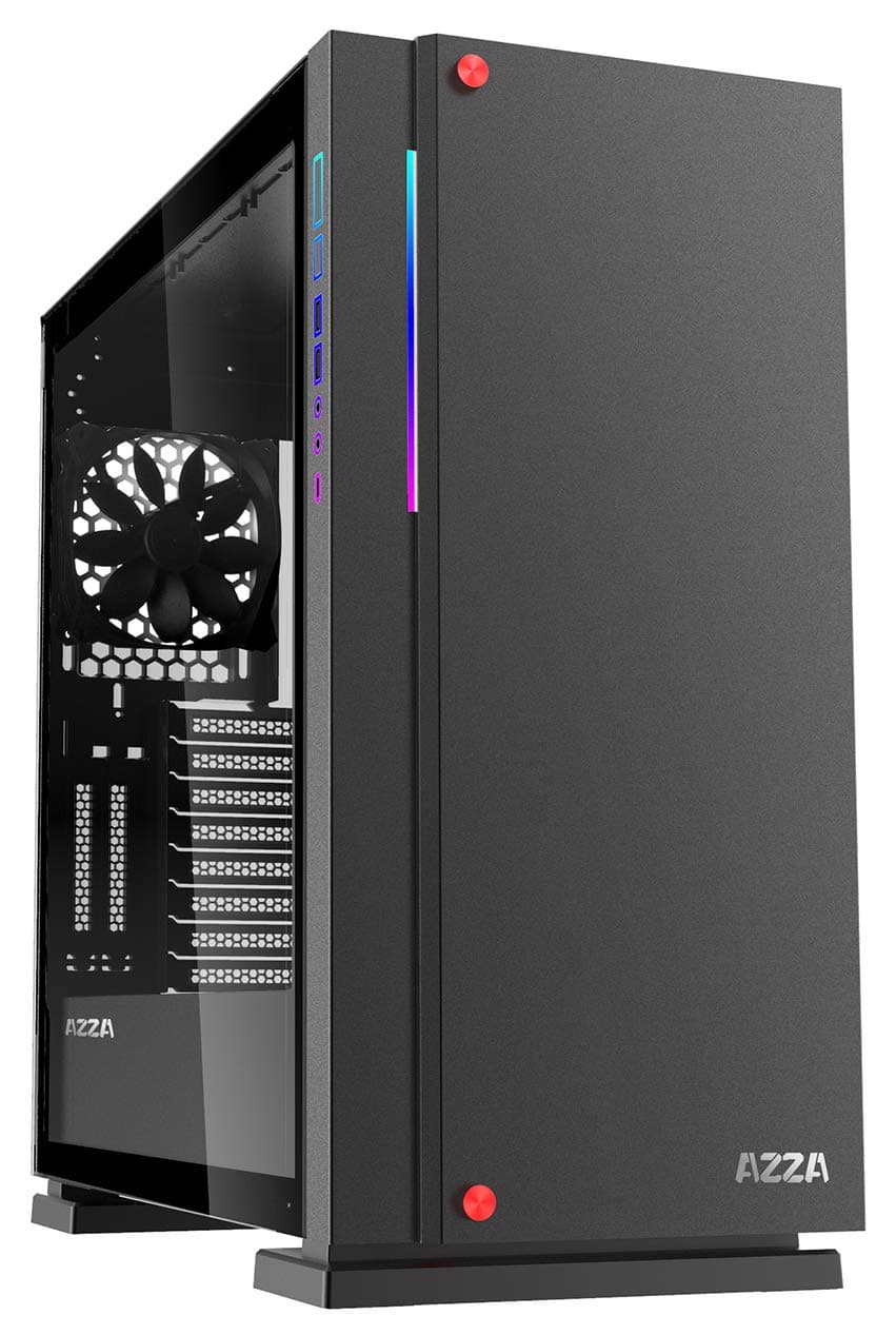 AZZACSAZ-7000B (Black) Zircon Full Tower PC CASE, Black