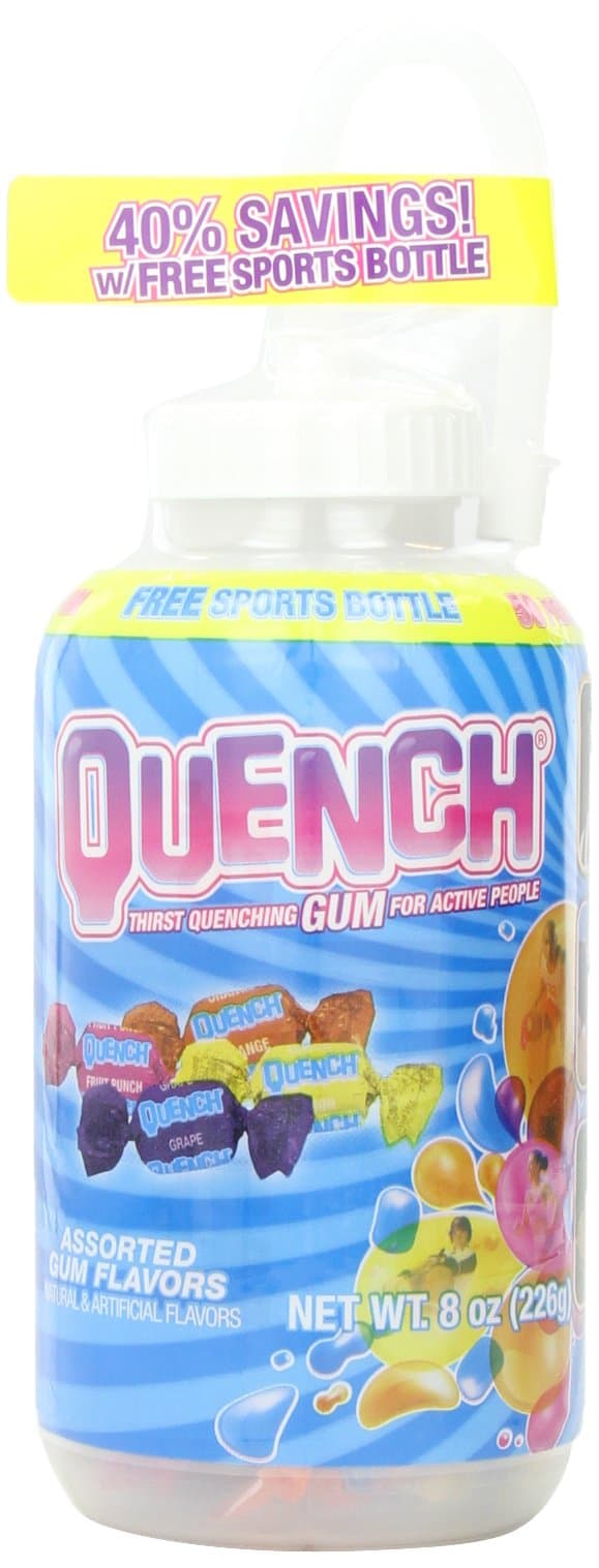 Quench Gum, Sports Team Quart Bottle, 8 Ounce